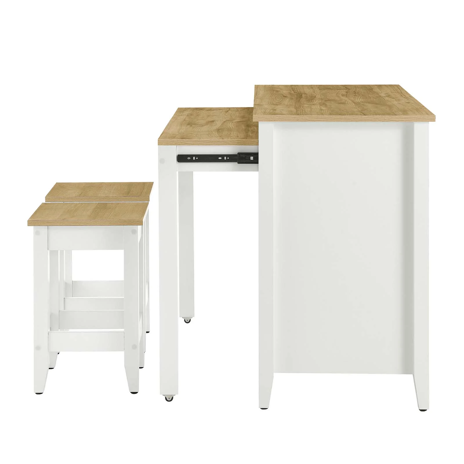Garland 3-Piece Kitchen Island and Stool Set By Modway - EEI-6894 - Image 6