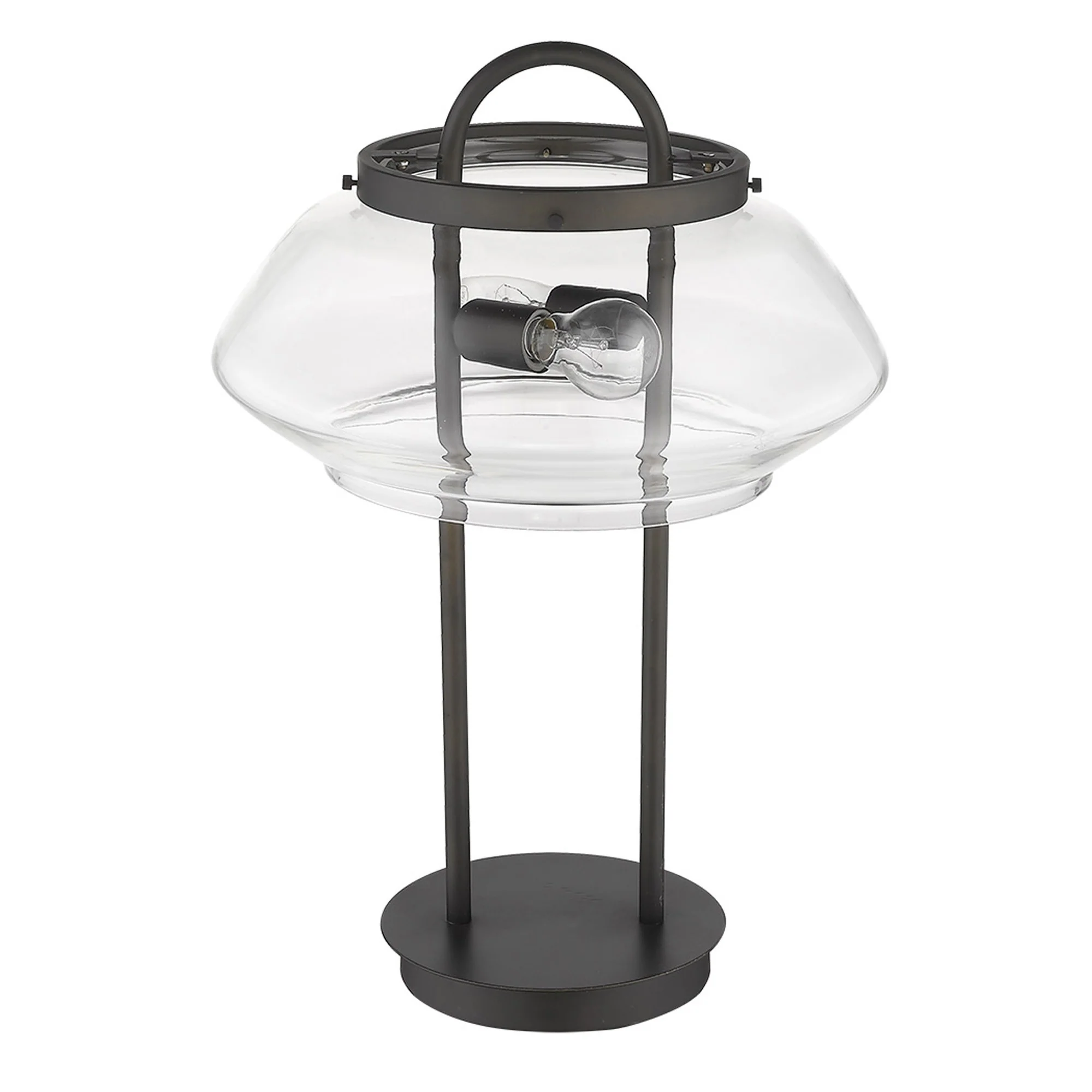Garner 2-Light Oil-Rubbed Bronze Table Lamp By Homeroots - Image 3