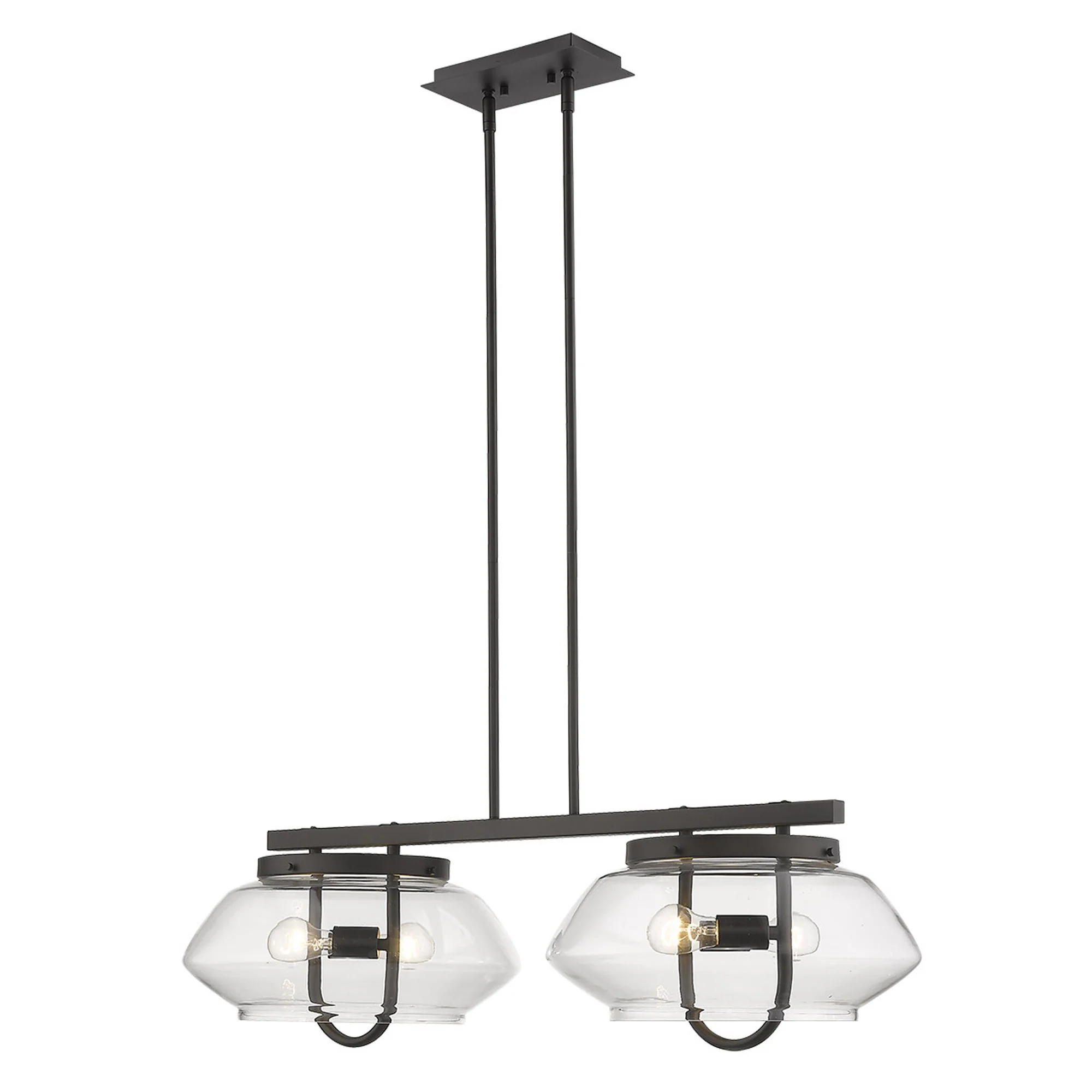 Garner 4-Light Oil-Rubbed Bronze Island Pendant By Homeroots - Image 2