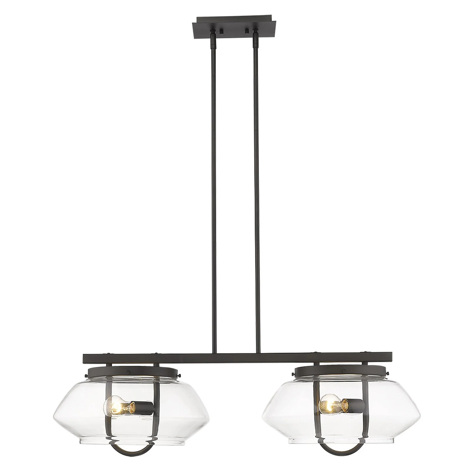 Garner 4-Light Oil-Rubbed Bronze Island Pendant By Homeroots - Image 4
