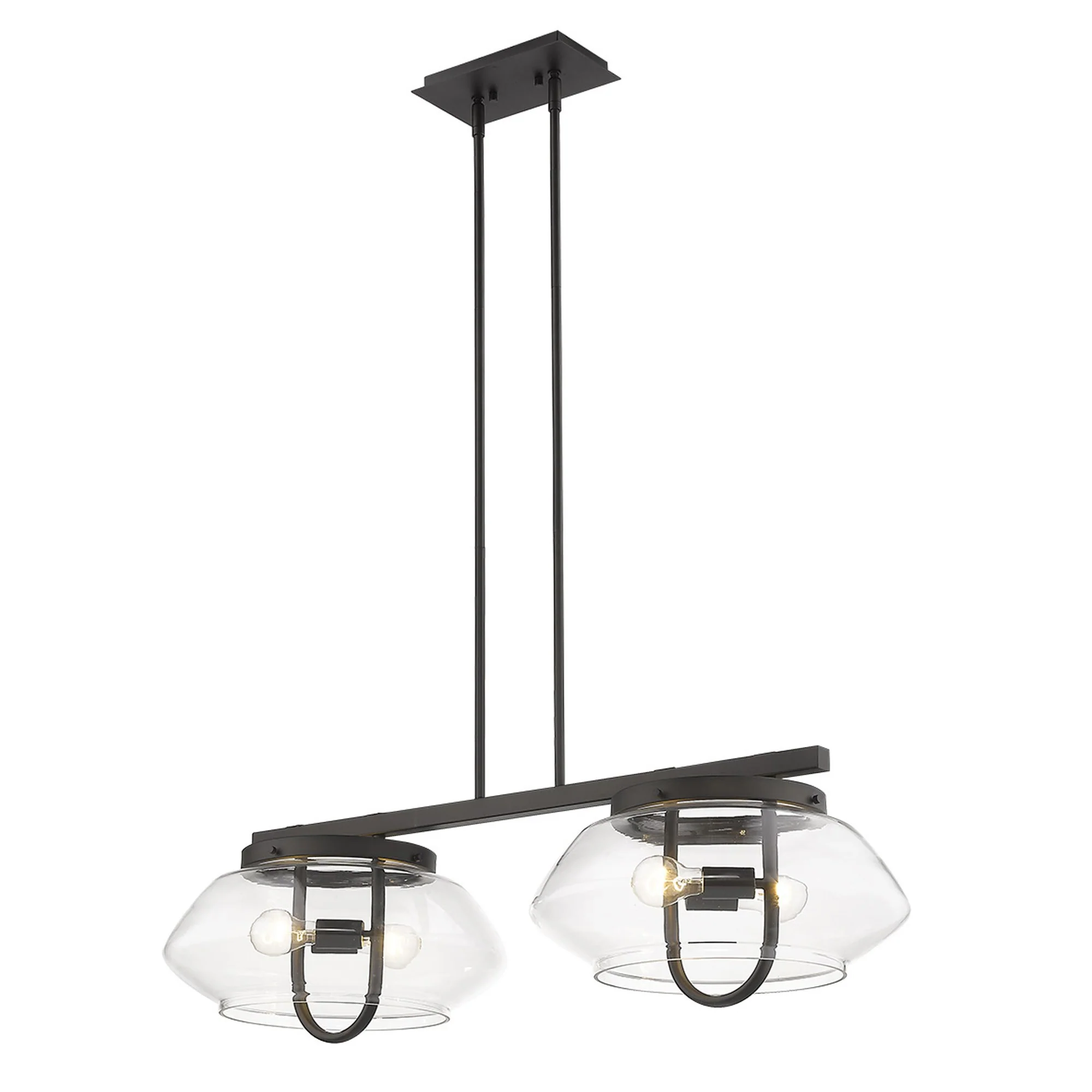 Garner 4-Light Oil-Rubbed Bronze Island Pendant By Homeroots - Image 7