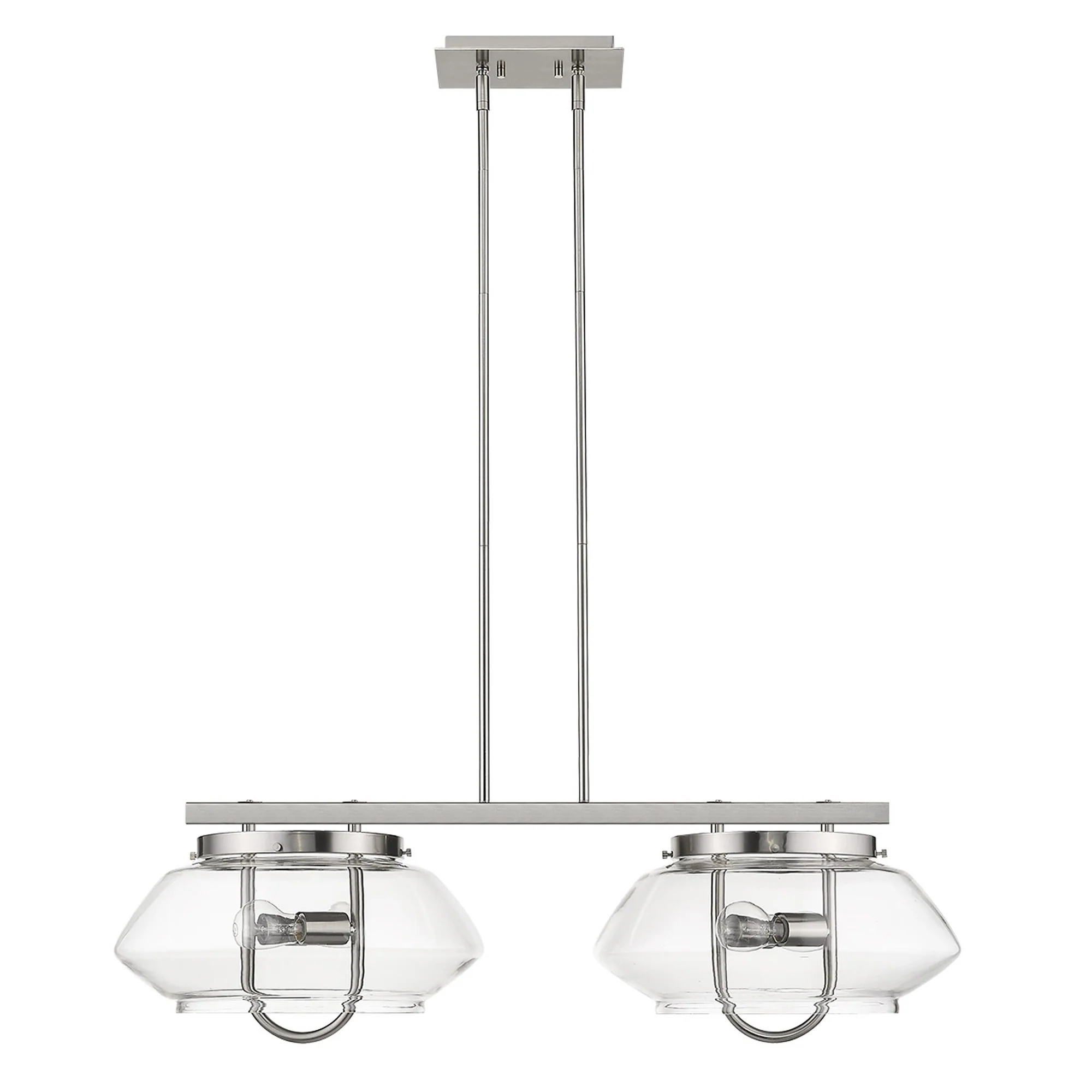 Garner 4-Light Satin Nickel Island Pendant By Homeroots - Image 3