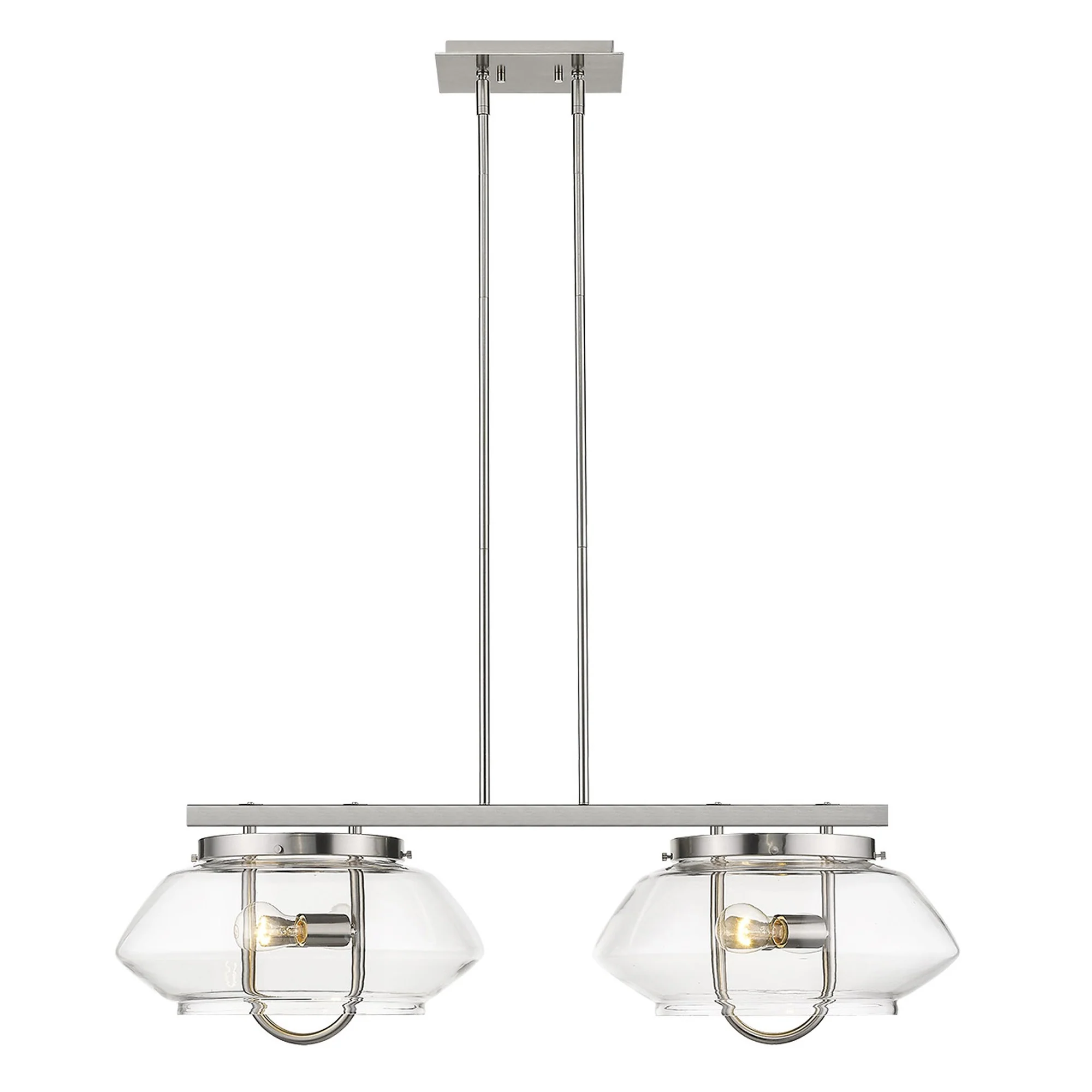 Garner 4-Light Satin Nickel Island Pendant By Homeroots - Image 4