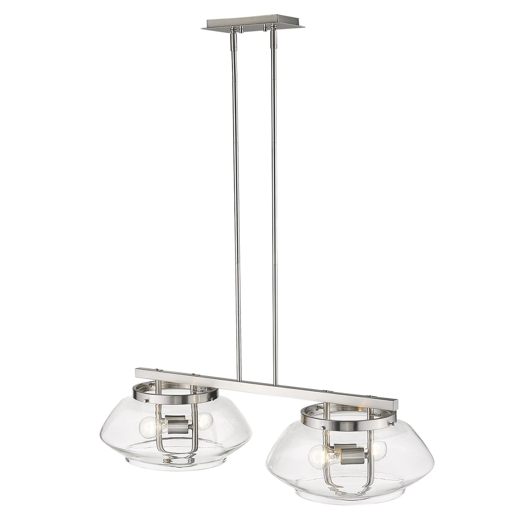 Garner 4-Light Satin Nickel Island Pendant By Homeroots - Image 5
