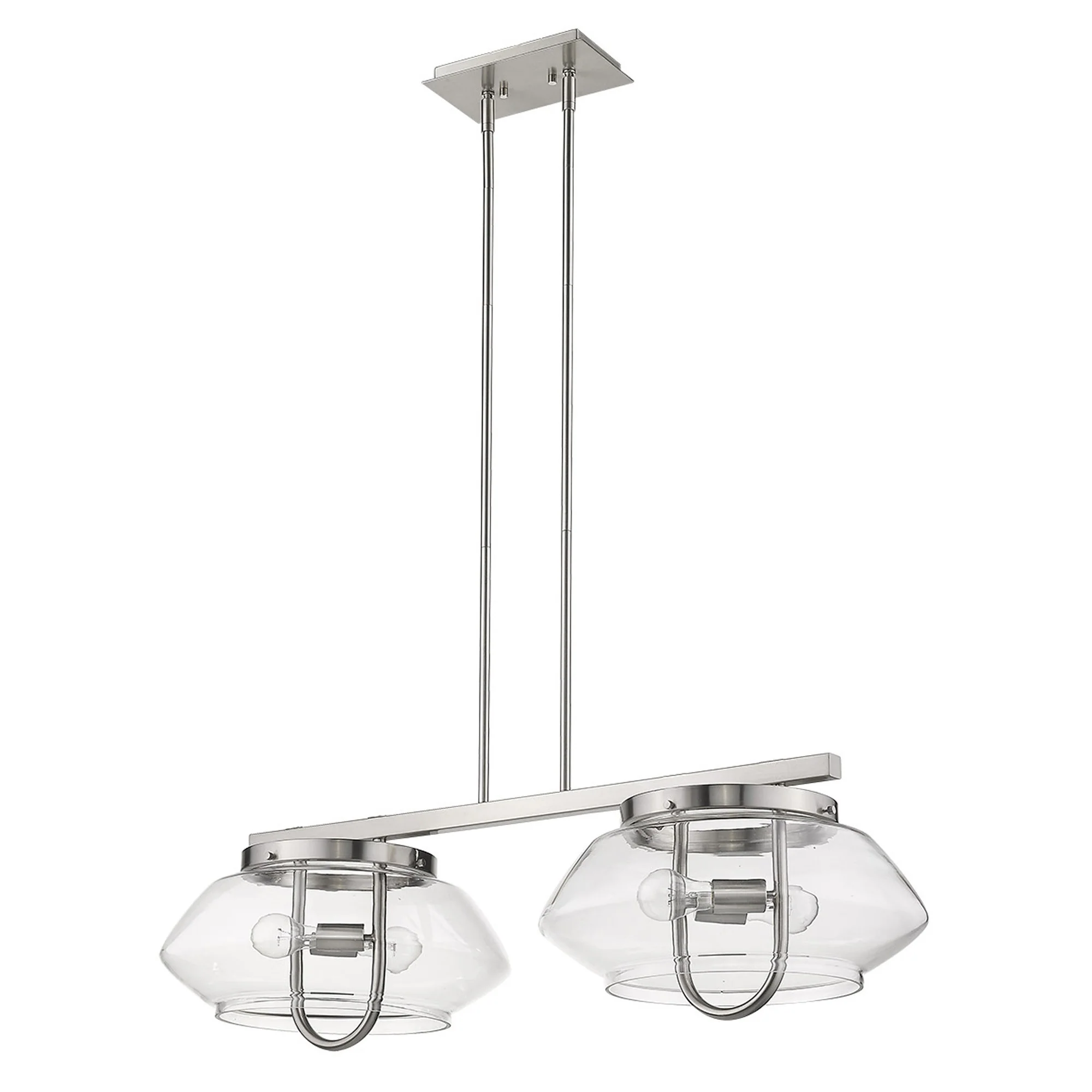 Garner 4-Light Satin Nickel Island Pendant By Homeroots - Image 6