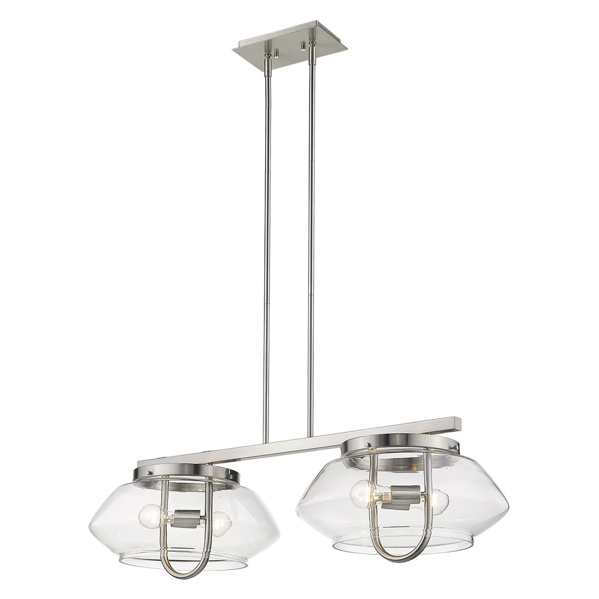 Garner 4-Light Satin Nickel Island Pendant By Homeroots - Image 7
