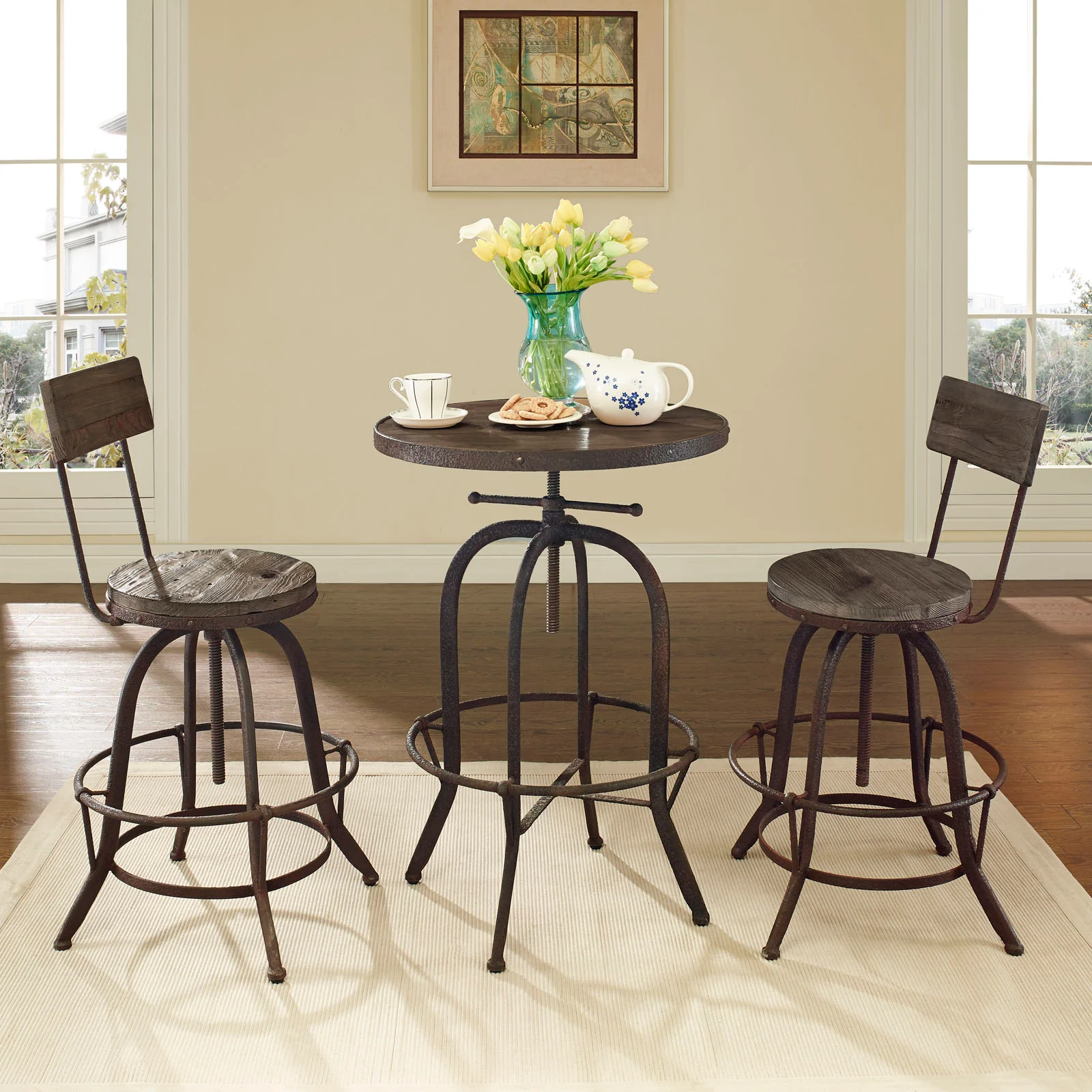 Gather 3 Piece Dining Set By Modway - EEI-1604 - Image 8