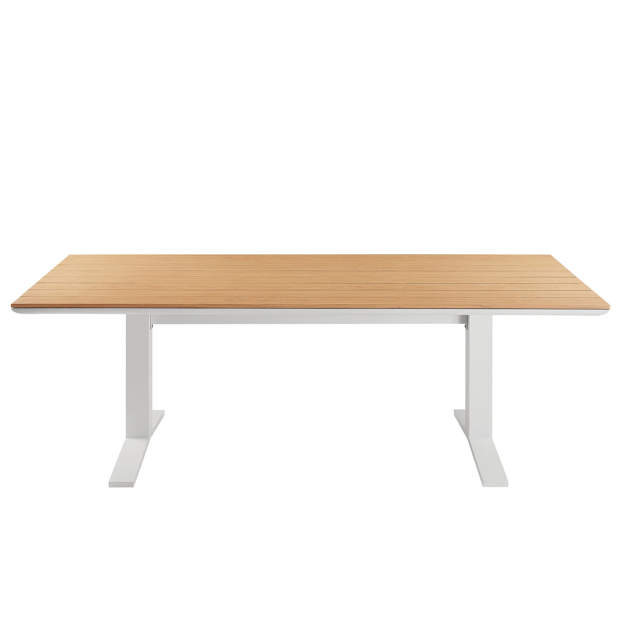 Gavelston 91" Outdoor Patio Aluminum Dining Table by Modway - Image 11