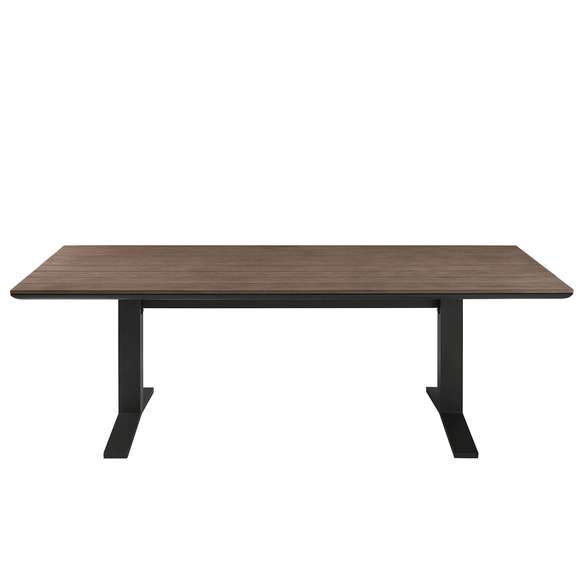 Gavelston 91" Outdoor Patio Aluminum Dining Table by Modway - Image 4