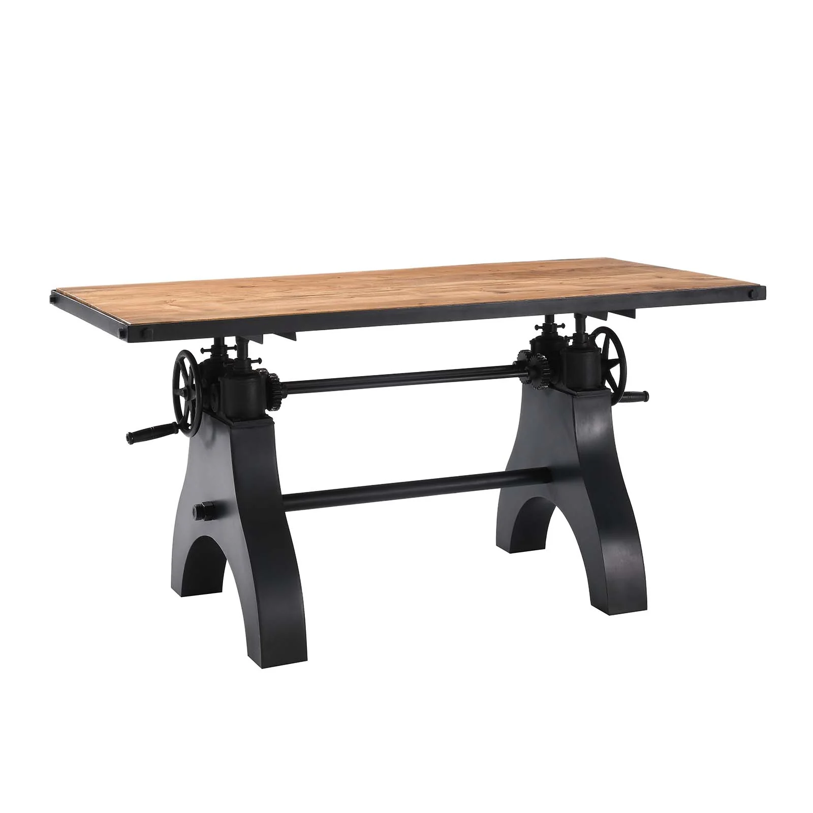 Genuine 60" Crank Adjustable Height Dining Table and Computer Desk By Modway - EEI-6148 - Image 12