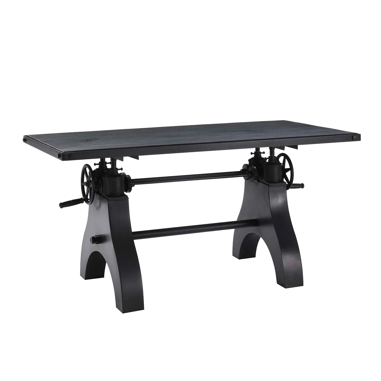 Genuine 60" Crank Adjustable Height Dining Table and Computer Desk By Modway - EEI-6148 - Image 2