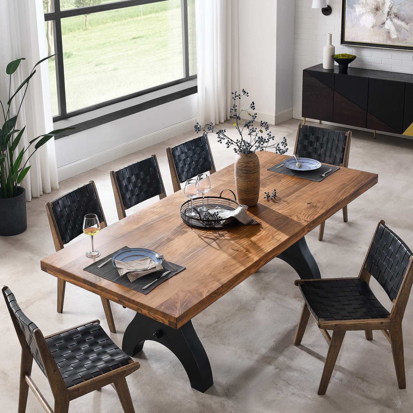 Genuine 96" Crank Adjustable Height Dining and Conference Table By Modway - EEI-6149 - Image 17