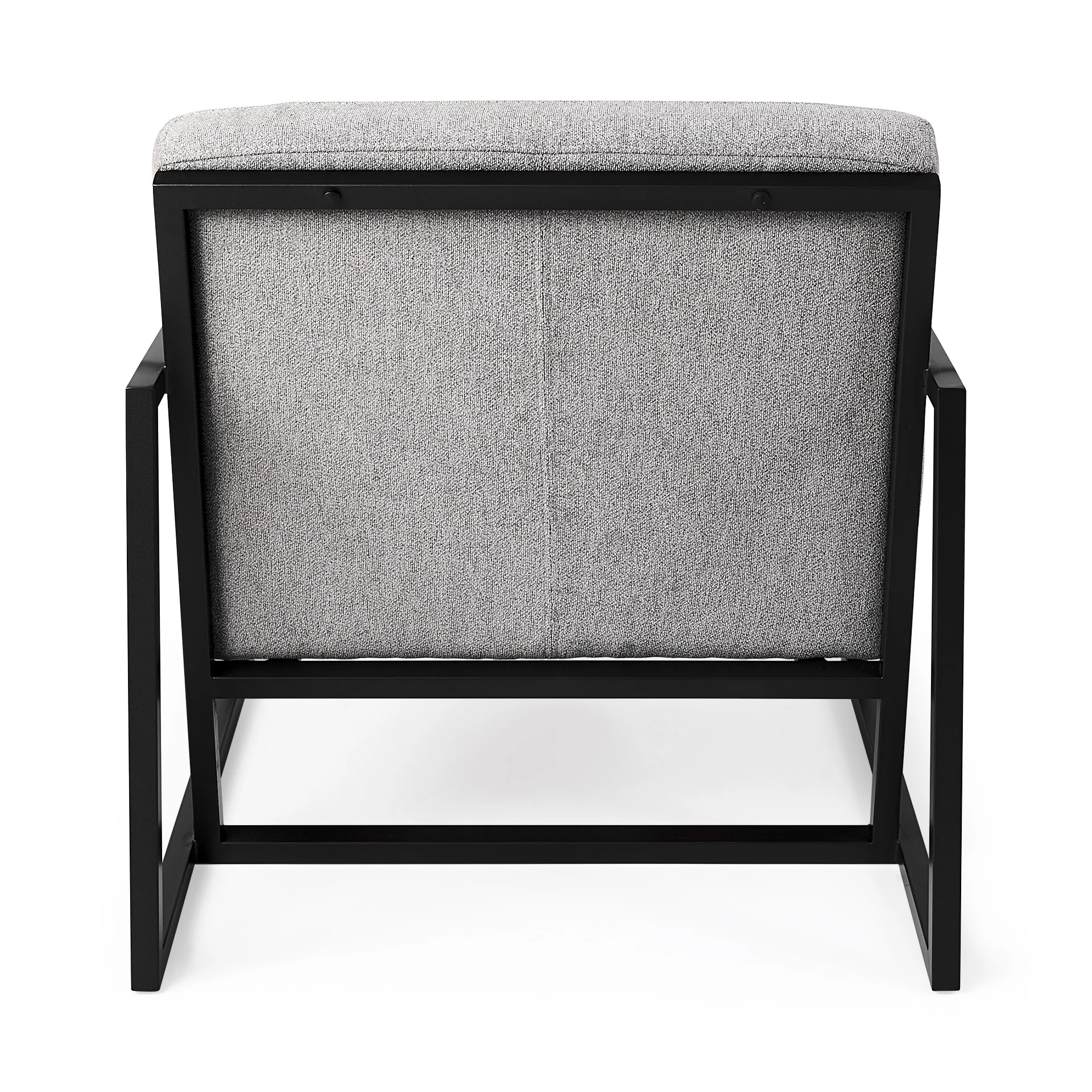 Geo Modern Gray and Black Accent or Side Chair By Homeroots - Image 5