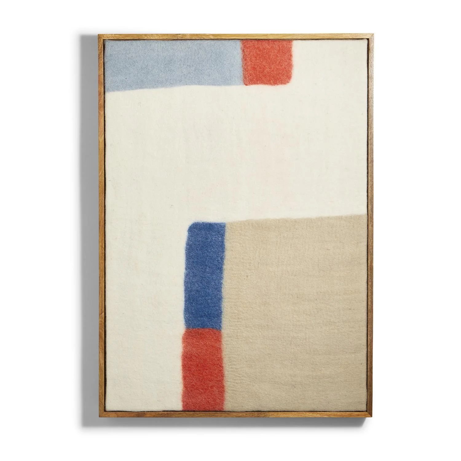 Geometric Woolen Felt Abstract Wall Art By Tozai Home - Image 2