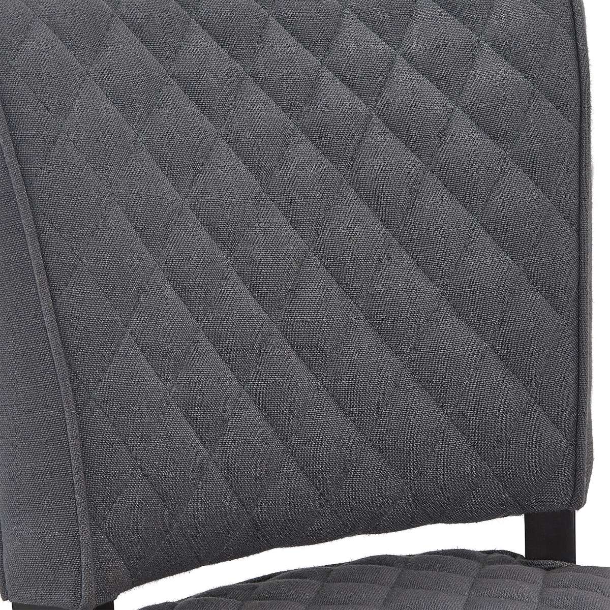 Gia 30" Bar Height Swivel Grey Fabric and Espresso Wood Bar Stool By Armen Living - Image 6