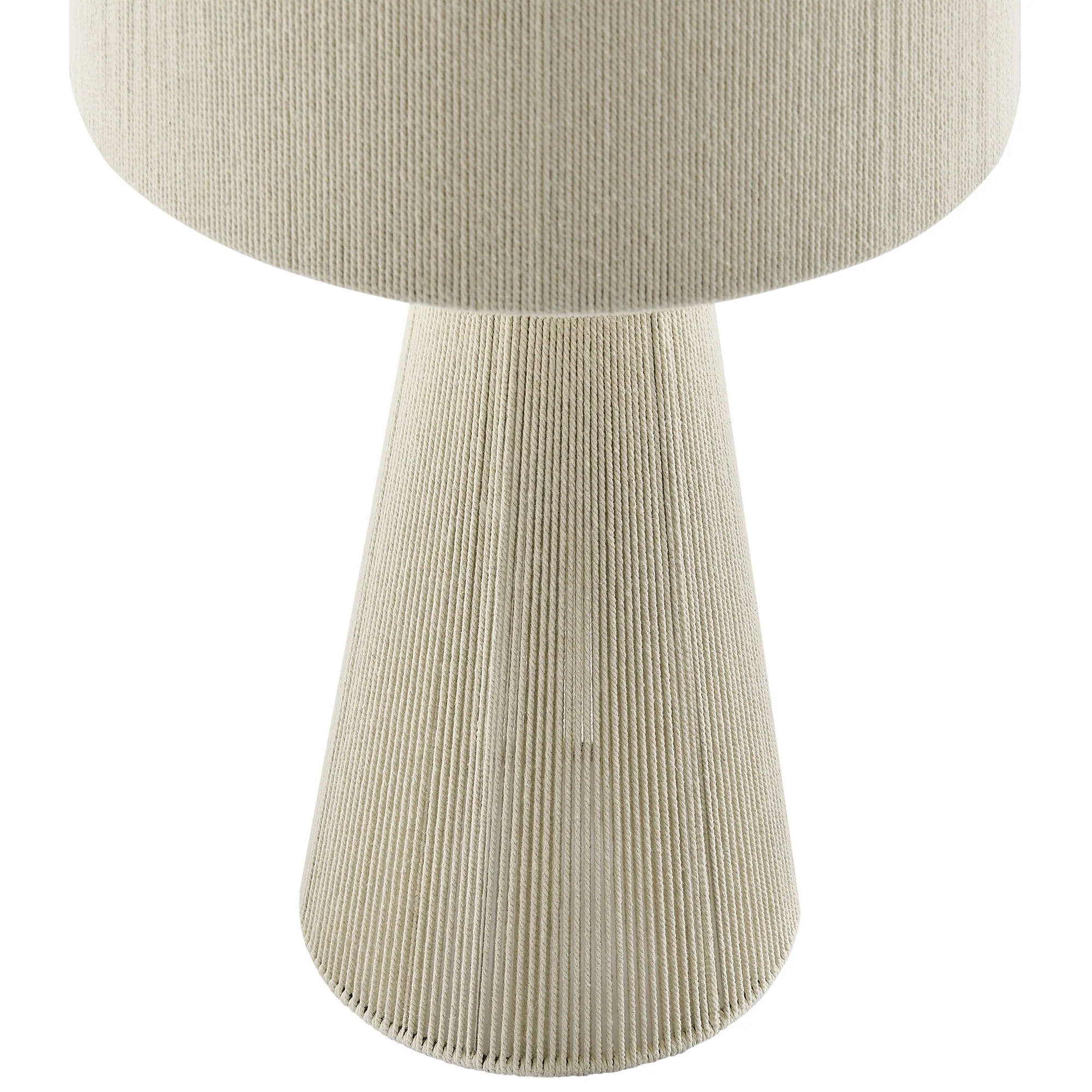Gia Handwoven Cotton Thread Striped or Plain Table Lamp by Modway - Image 23