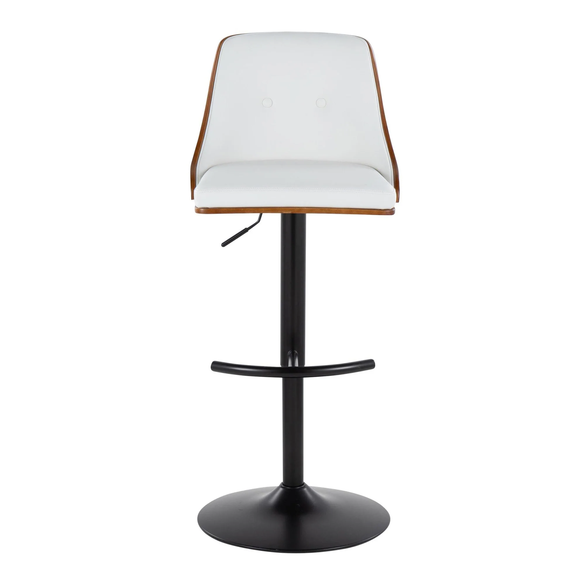 Gianna Adjustable Barstool - Set of 2 By LumiSource - BS-GNNPU-RT2 BKWLW2 - Image 9