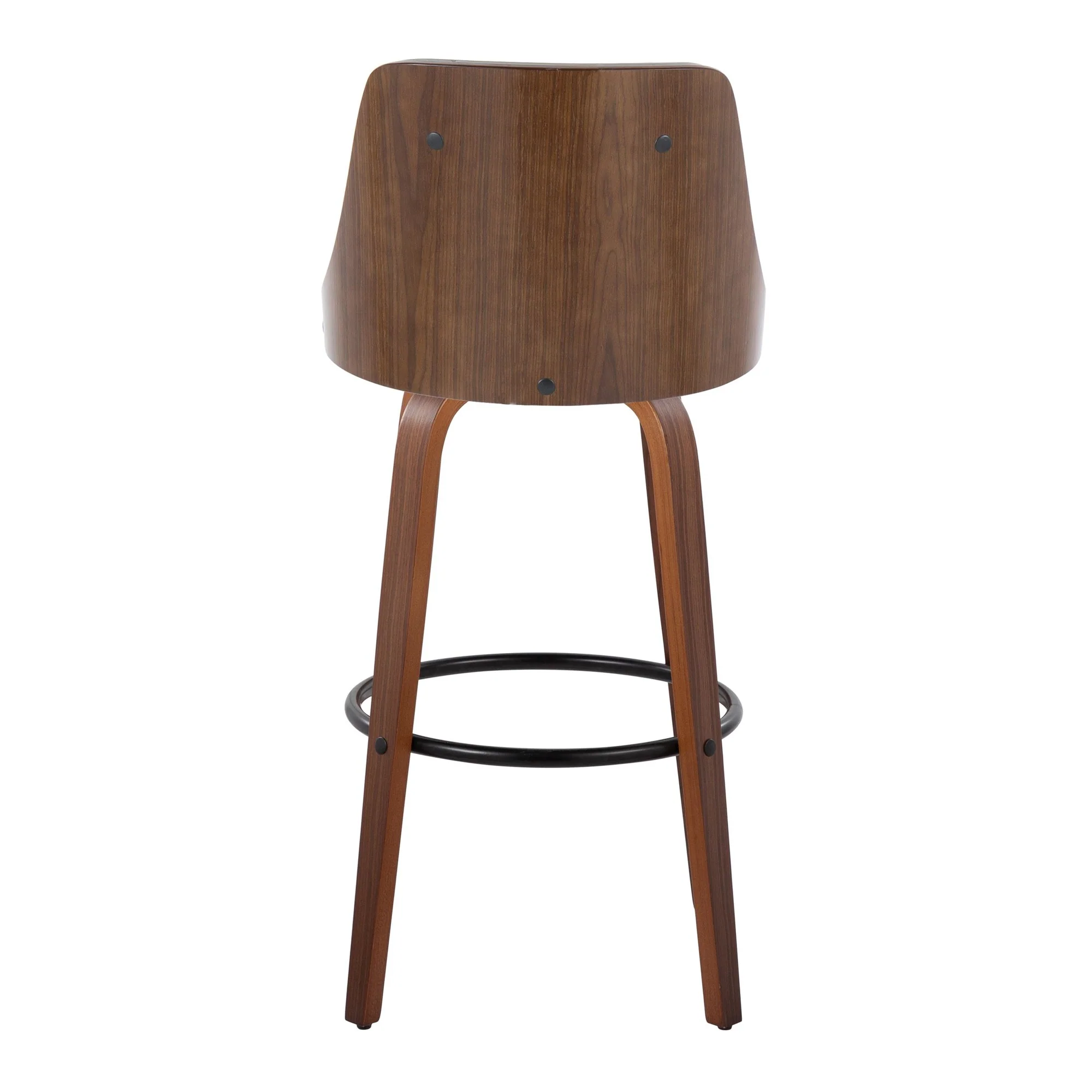 Gianna Fixed-Height Barstool - Set of 2 Gray By LumiSource - B30-GNNPU-GRTZQ2 WLWLLGY2 - Image 8