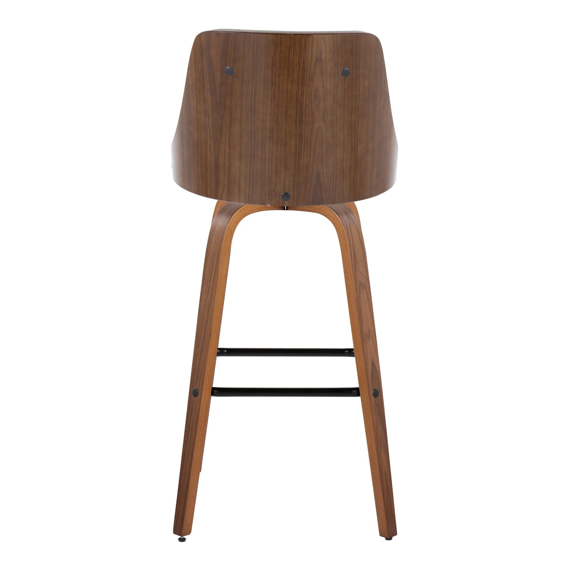 Gianna Fixed-Height Barstool - Set of 2 Gray By LumiSource - B30-GNNPU-GRTZX2 WLWLLGY2 - Image 9