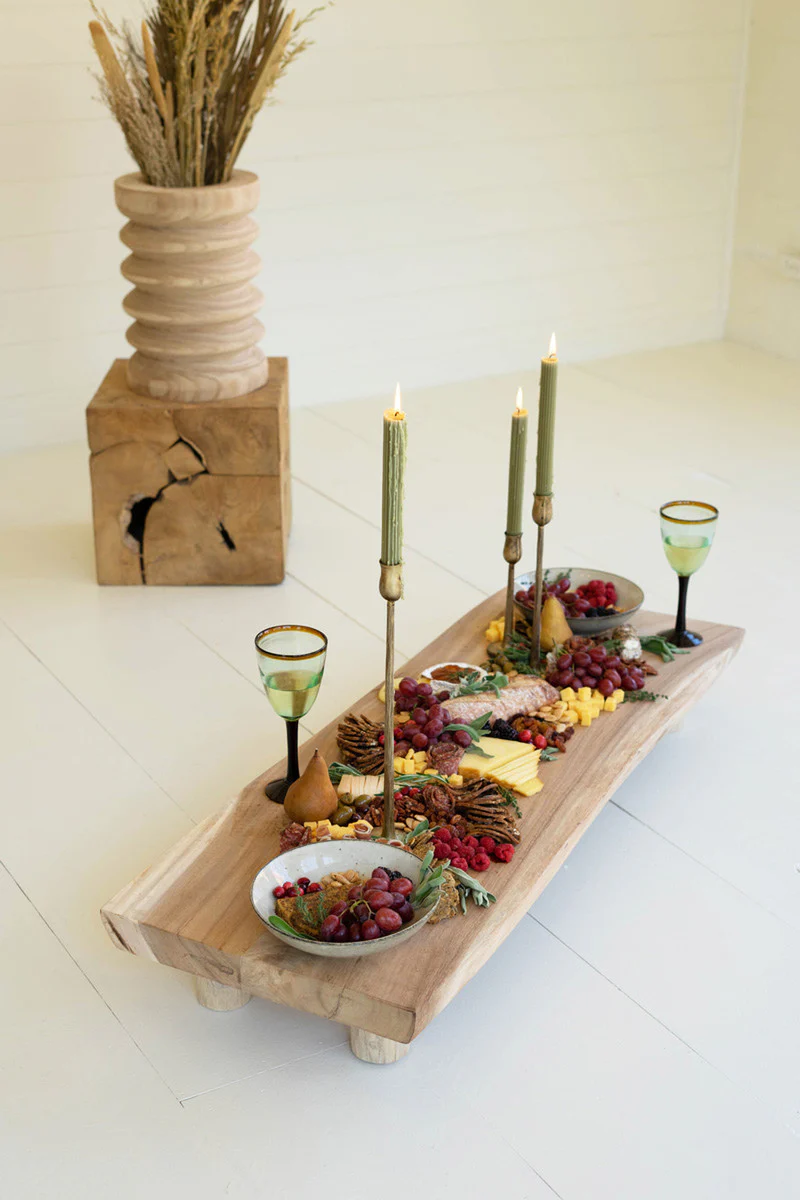 Giant Acacia Wood Charcuterie Board By Kalalou - Image 5