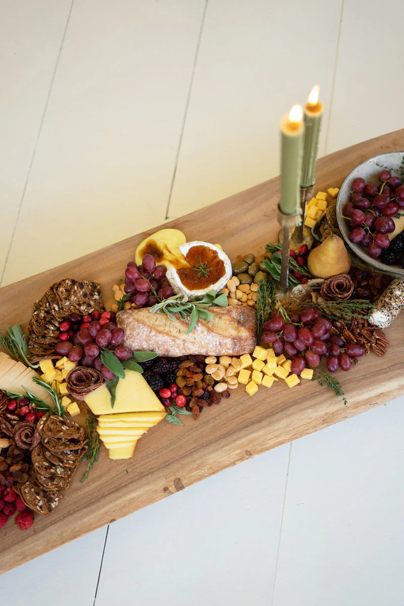 Giant Acacia Wood Charcuterie Board By Kalalou - Image 6