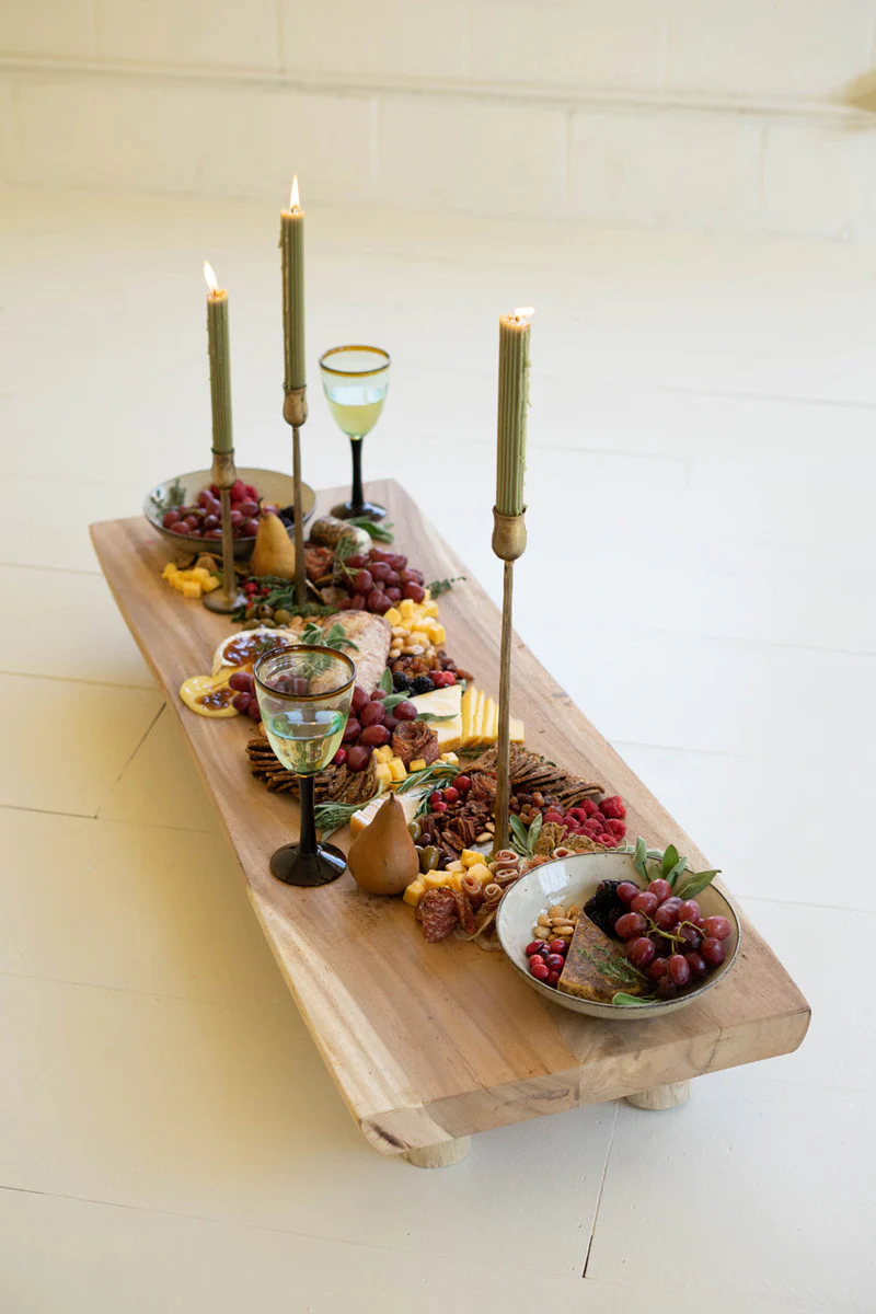 Giant Acacia Wood Charcuterie Board By Kalalou - Image 7