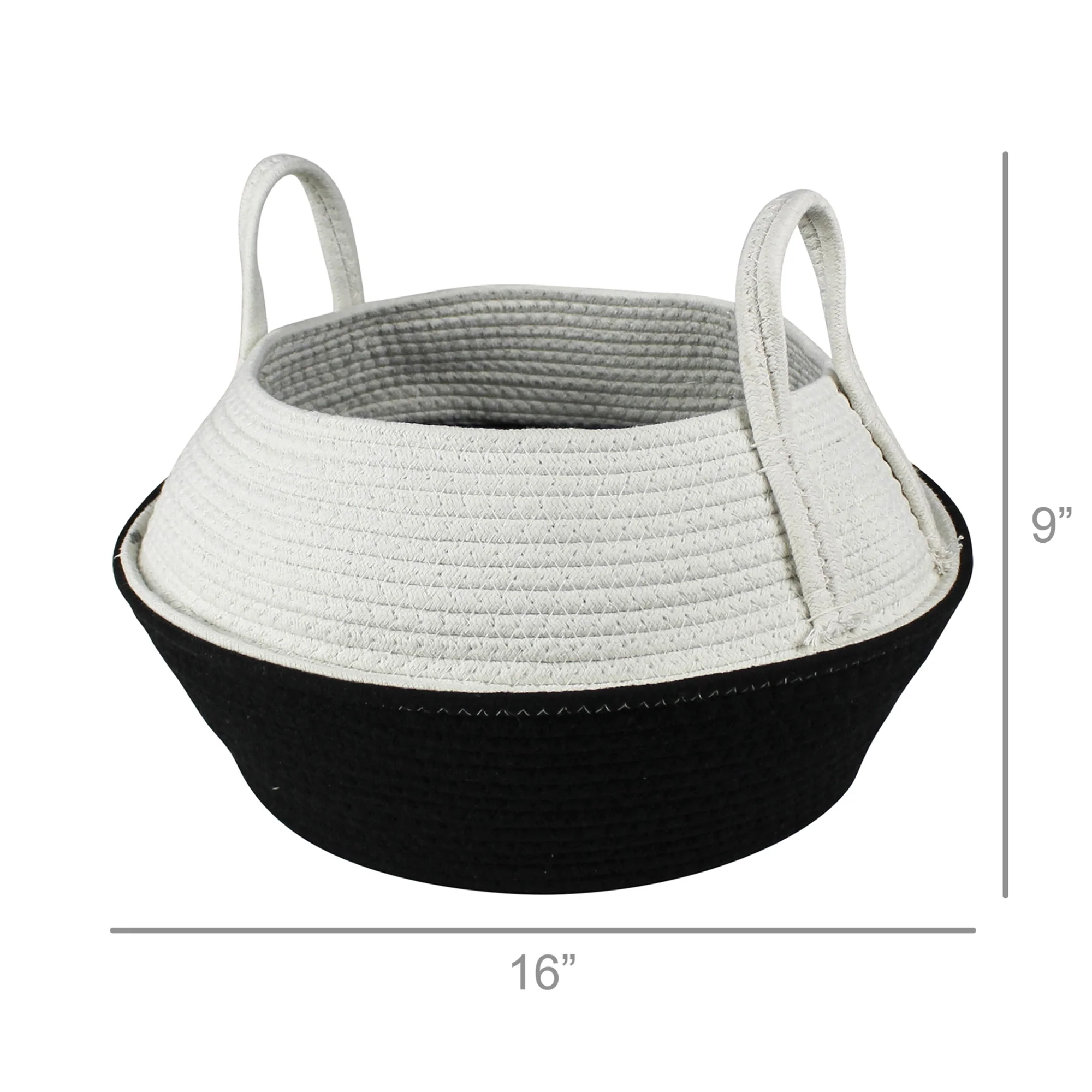Gideon Collapsible Cotton Basket By HomArt - Image 2