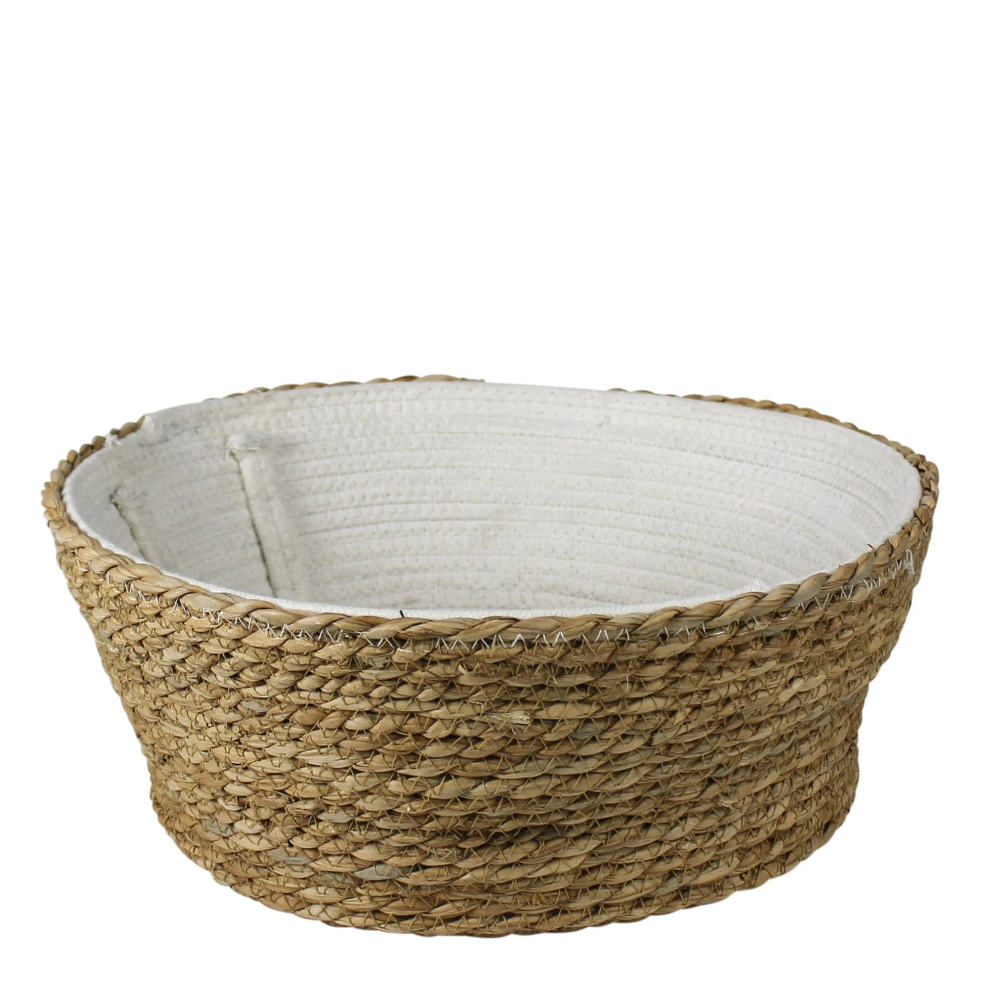 Gideon Collapsible Grass & Cotton Basket By HomArt - Image 3