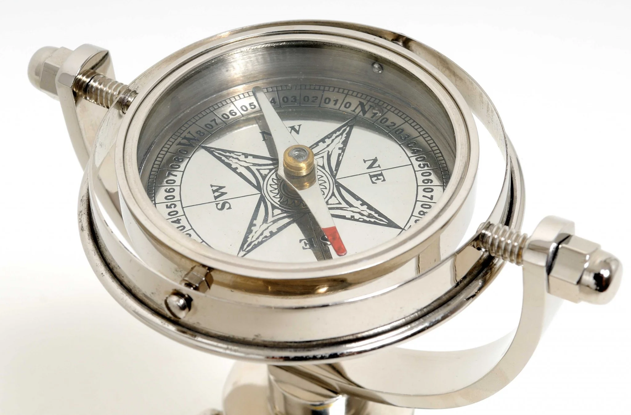 Gimbaled Compass on Tristand By Homeroots - Image 3