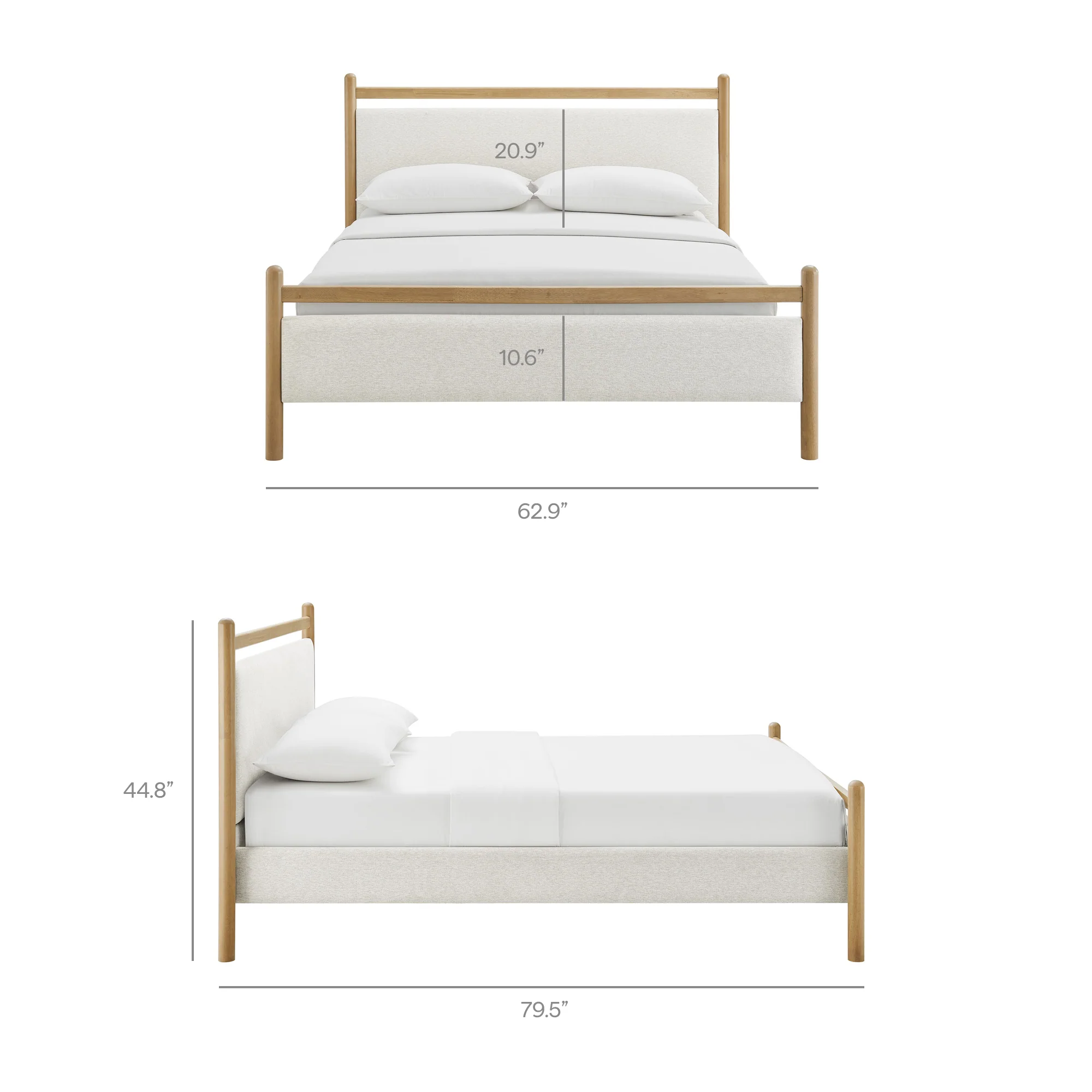 Ginny Full Size Platform Bed Frame by Modway - Image 9