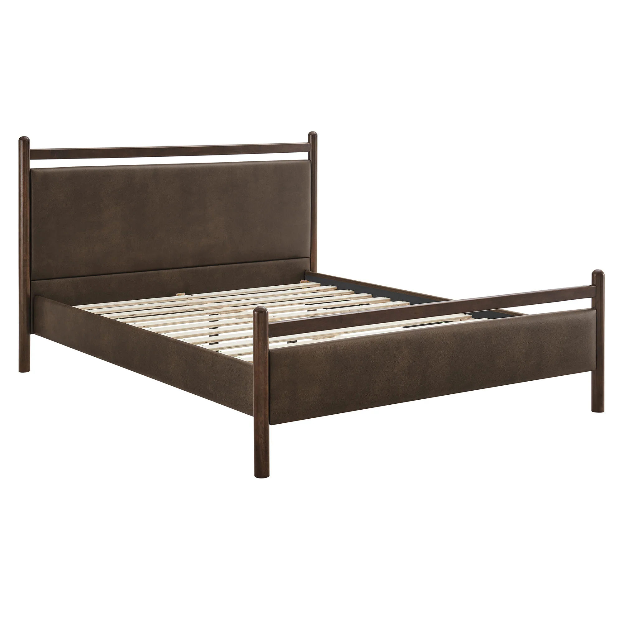 Ginny Full Size Vegan Leather Platform Bed Frame by Modway - Image 10
