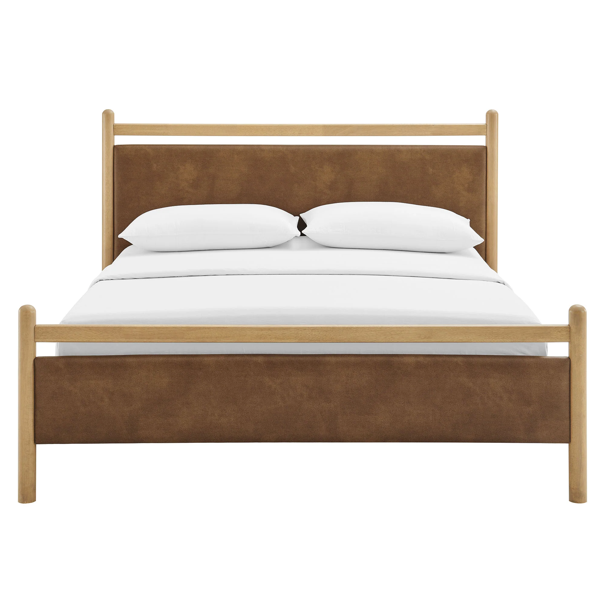 Ginny Full Size Vegan Leather Platform Bed Frame by Modway - Image 3