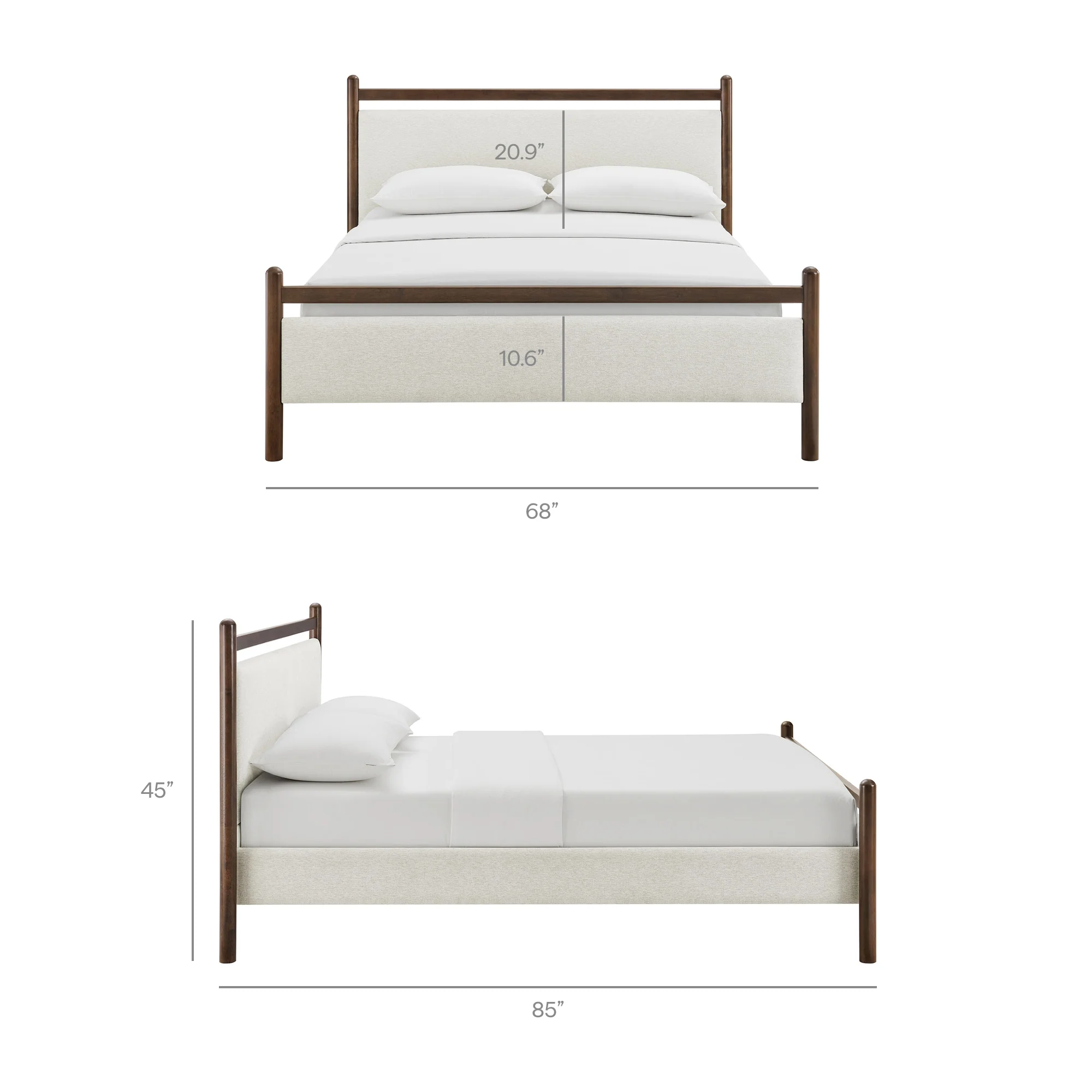 Ginny Queen Size Platform Bed Frame by Modway - Image 29