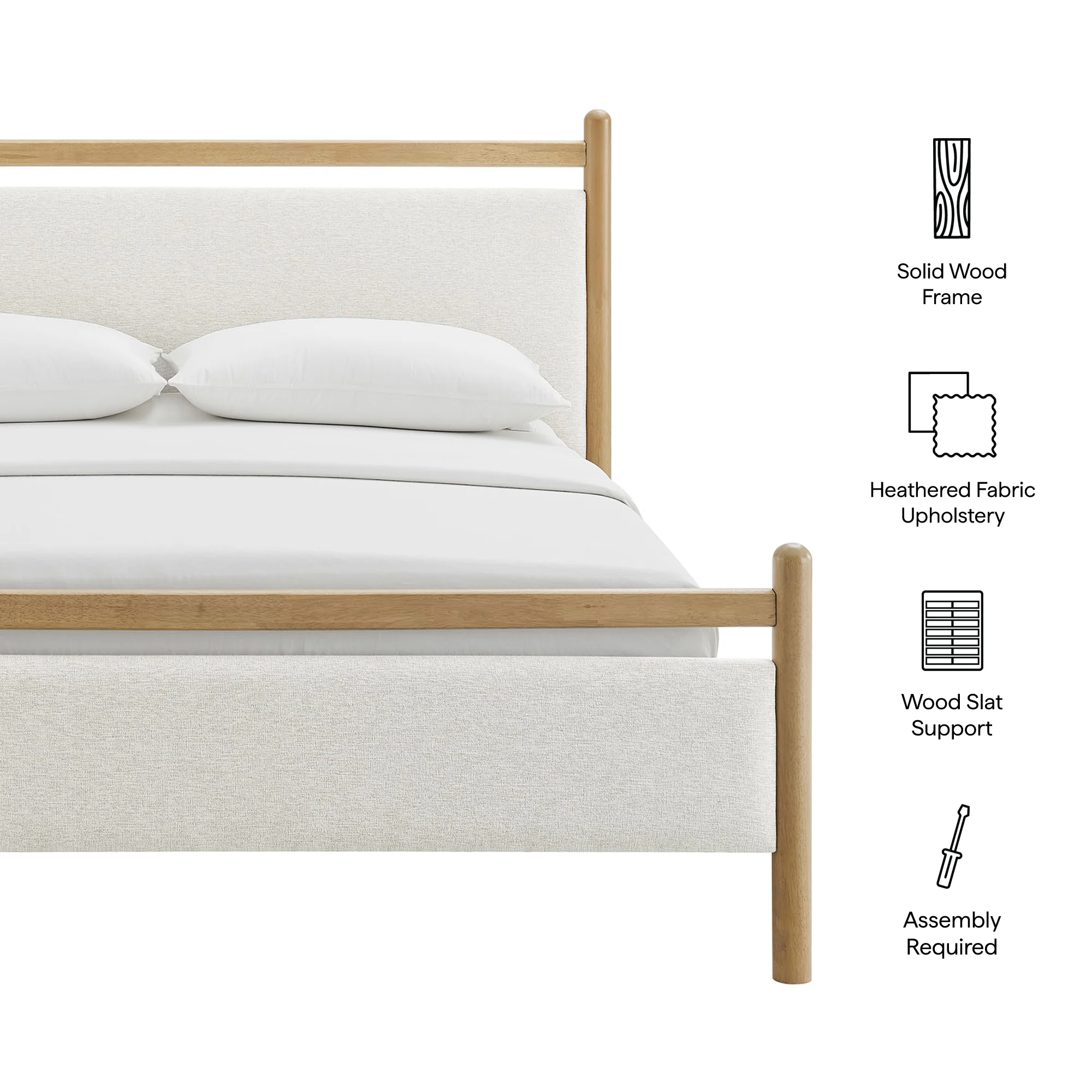 Ginny Queen Size Platform Bed Frame by Modway - Image 8