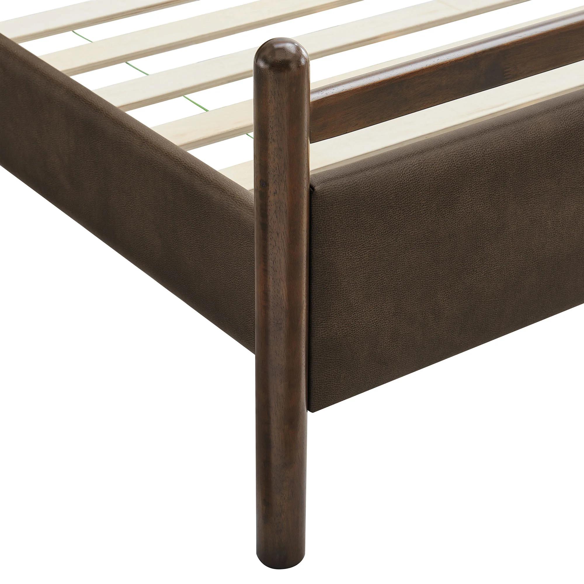Ginny Queen Size Vegan Leather Platform Bed Frame by Modway - Image 15