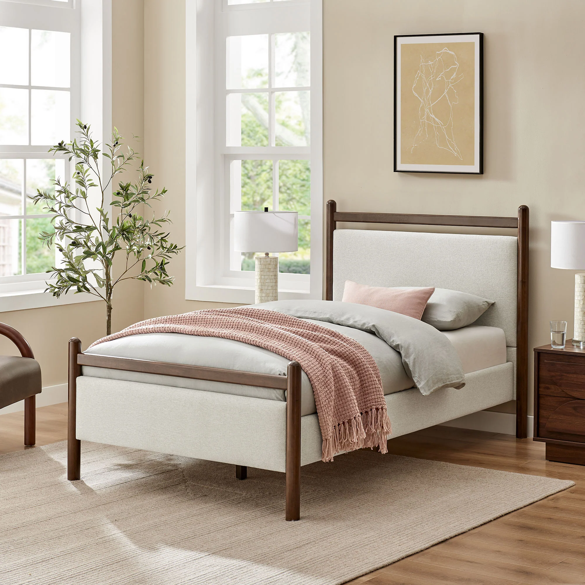 Ginny Twin Size Platform Bed Frame by Modway - Image 27
