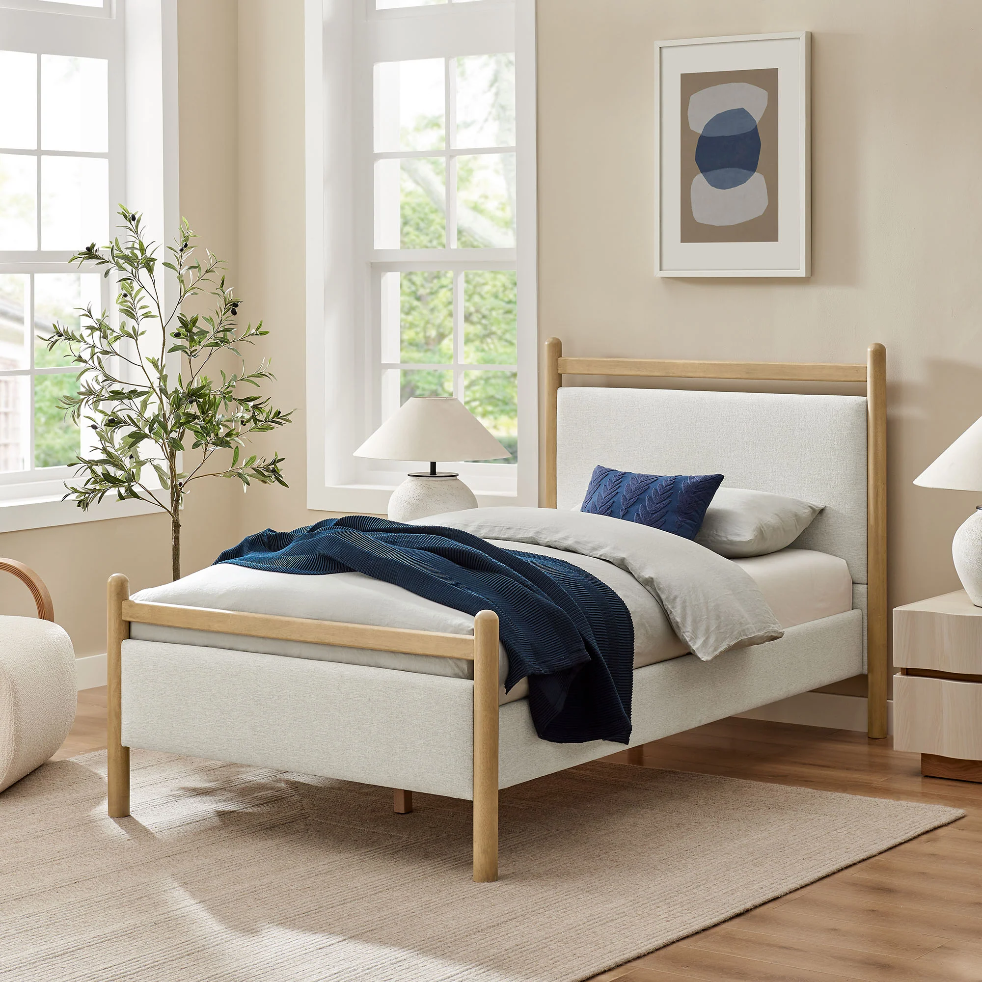 Ginny Twin Size Platform Bed Frame by Modway - Image 7