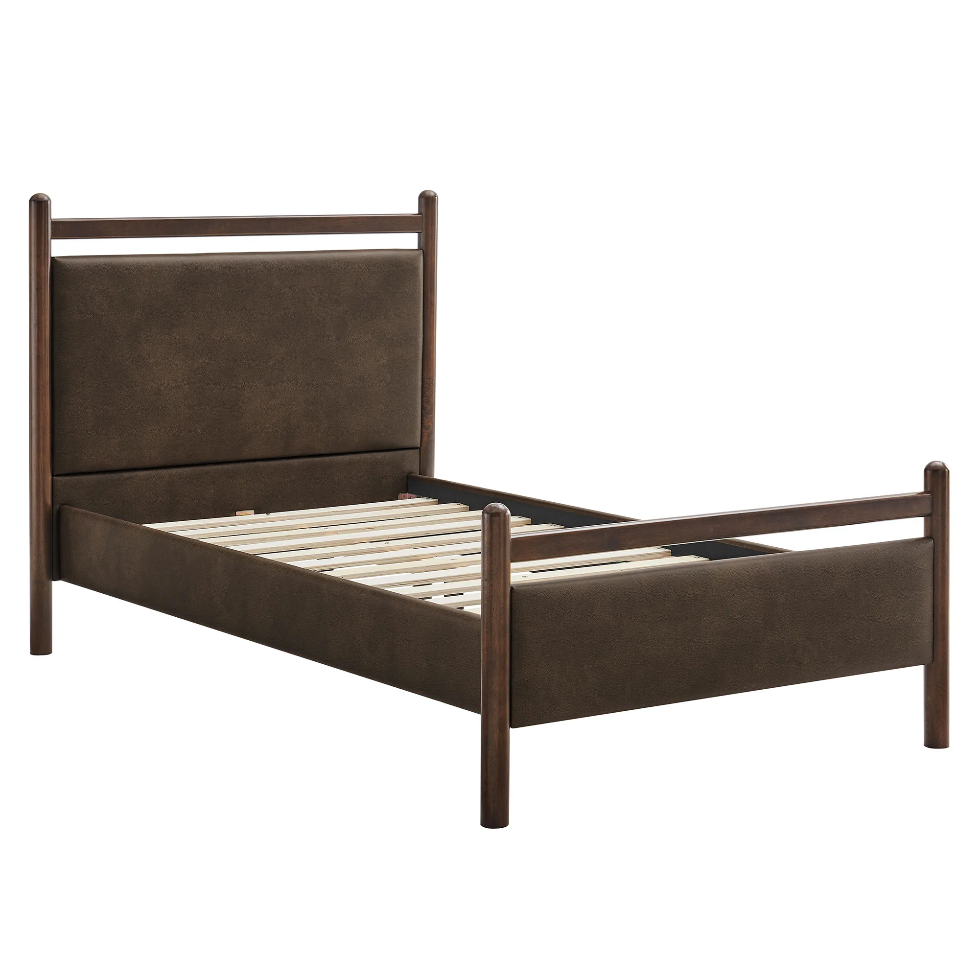 Ginny Twin Size Vegan Leather Platform Bed Frame by Modway - Image 10