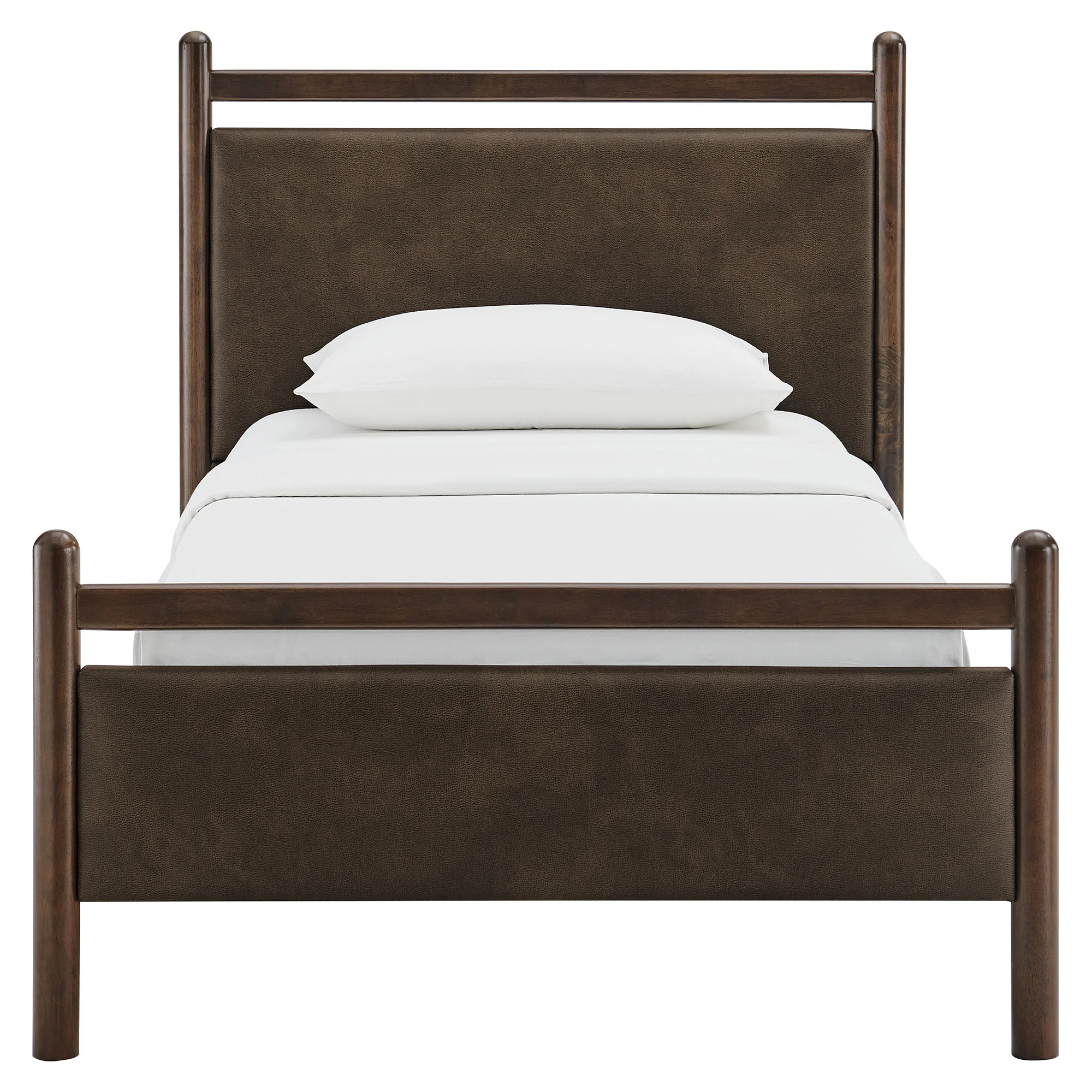 Ginny Twin Size Vegan Leather Platform Bed Frame by Modway - Image 13