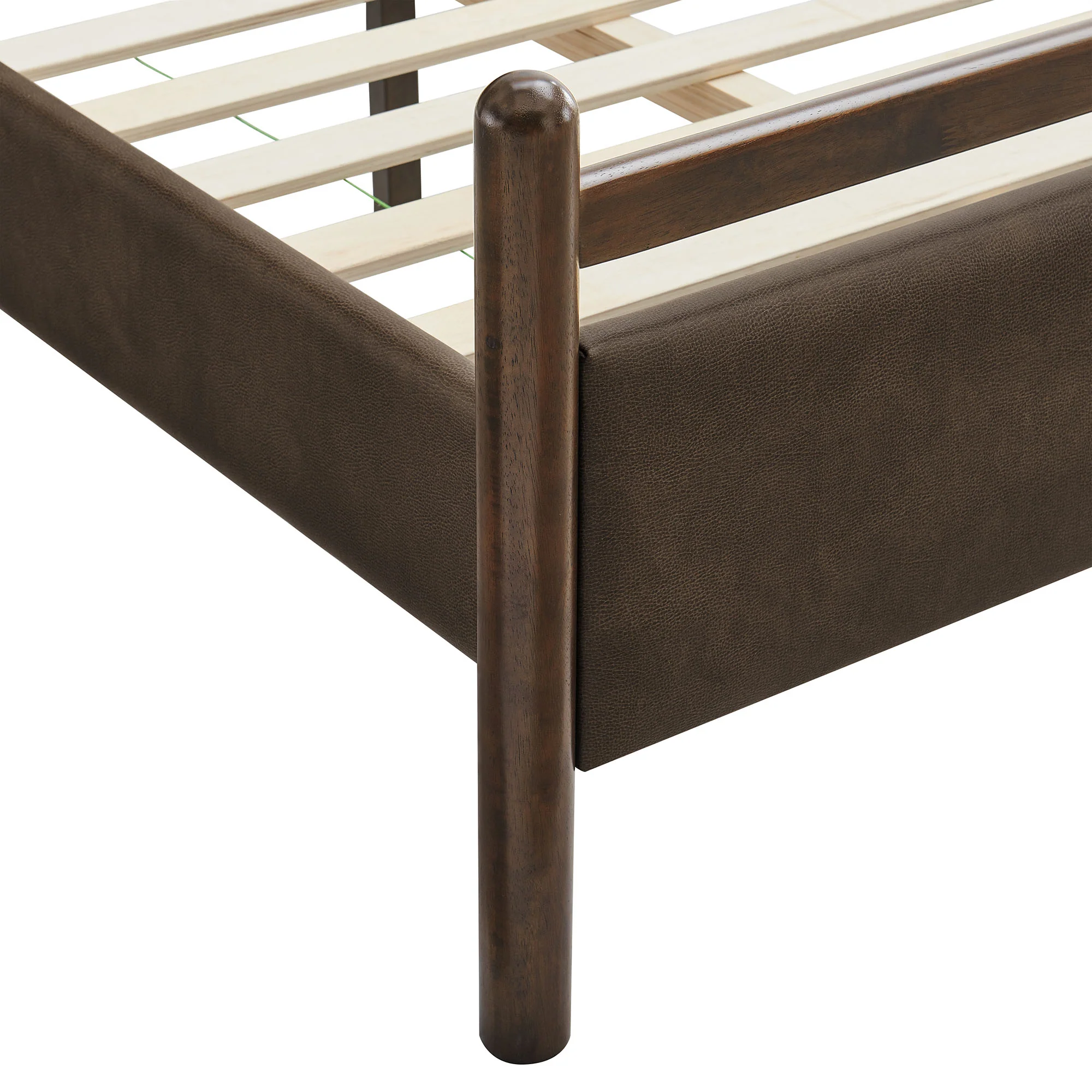 Ginny Twin Size Vegan Leather Platform Bed Frame by Modway - Image 15