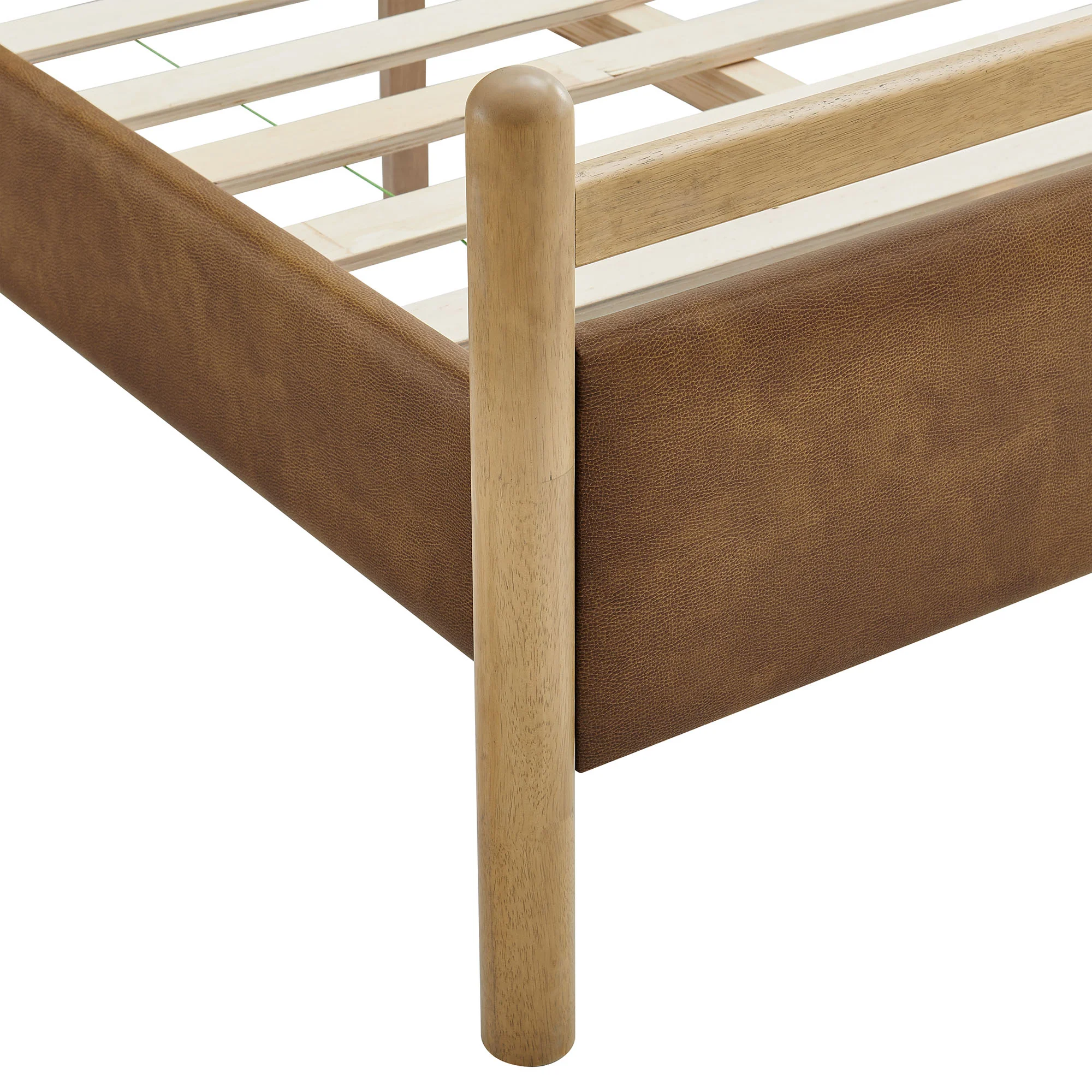 Ginny Twin Size Vegan Leather Platform Bed Frame by Modway - Image 5