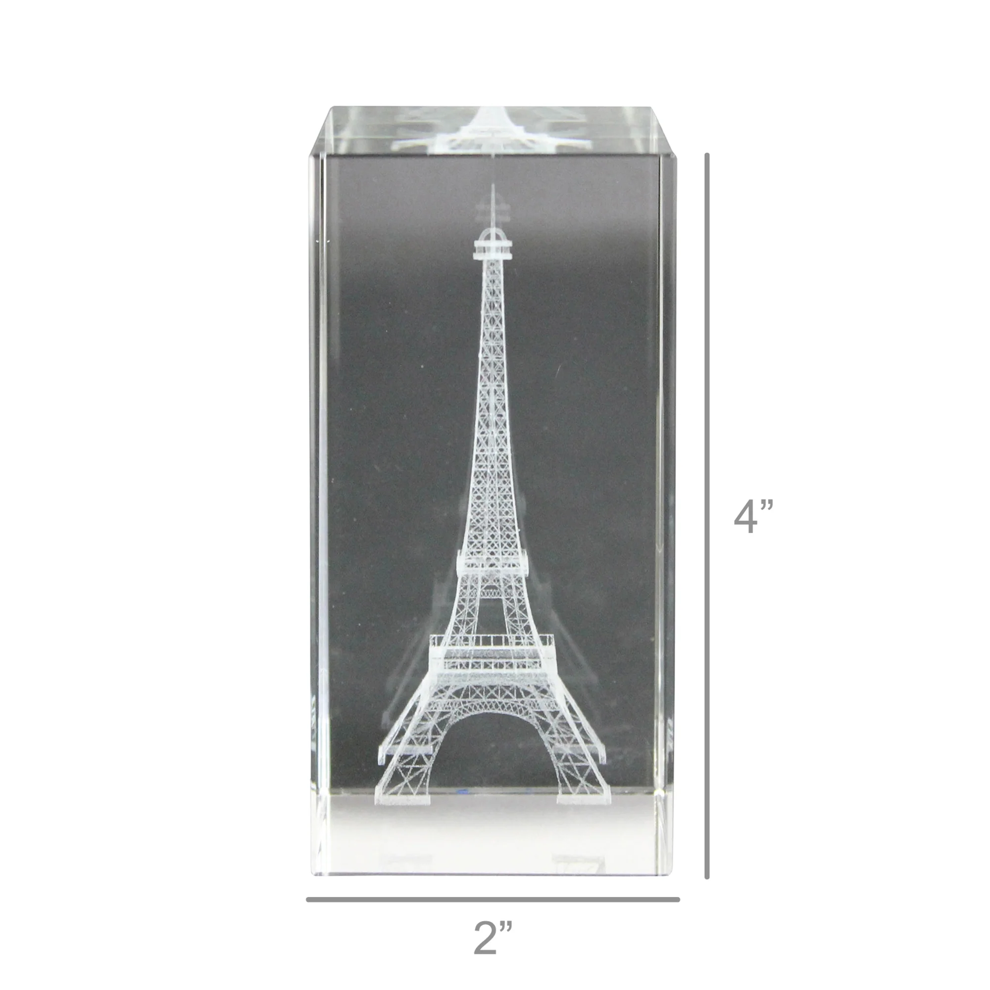 Glass Hologram - Eiffel Tower Set Of 2 By HomArt - Image 3