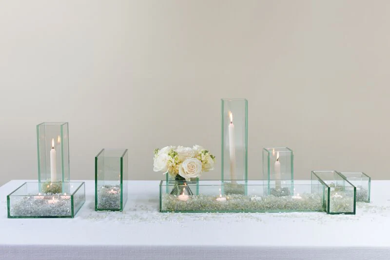 Glass Plate Planter 24"x 4"x 4" By Accent Decor - Image 8
