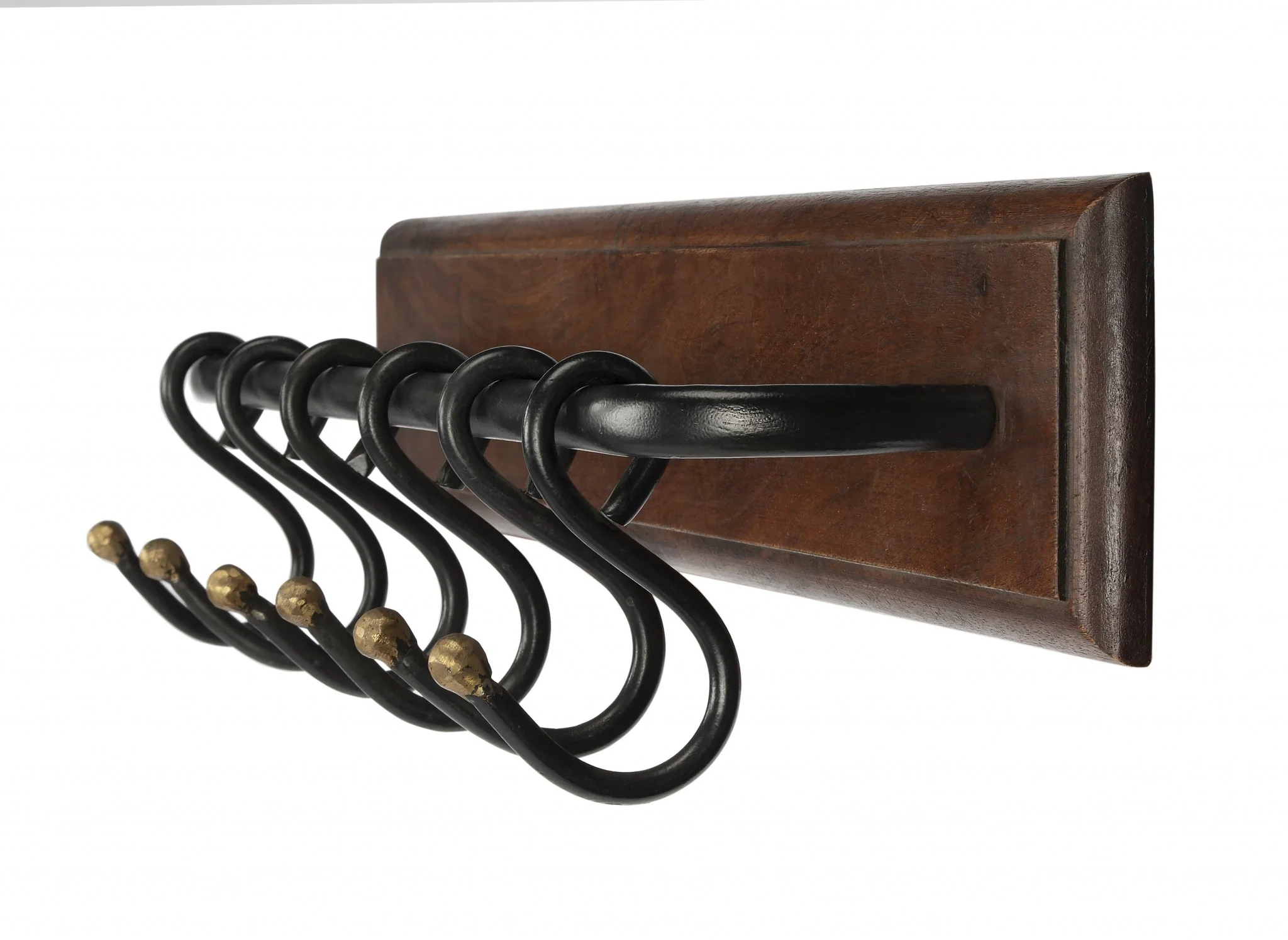 Glendo Iron & Wood Wall Rack By Homeroots - Image 2