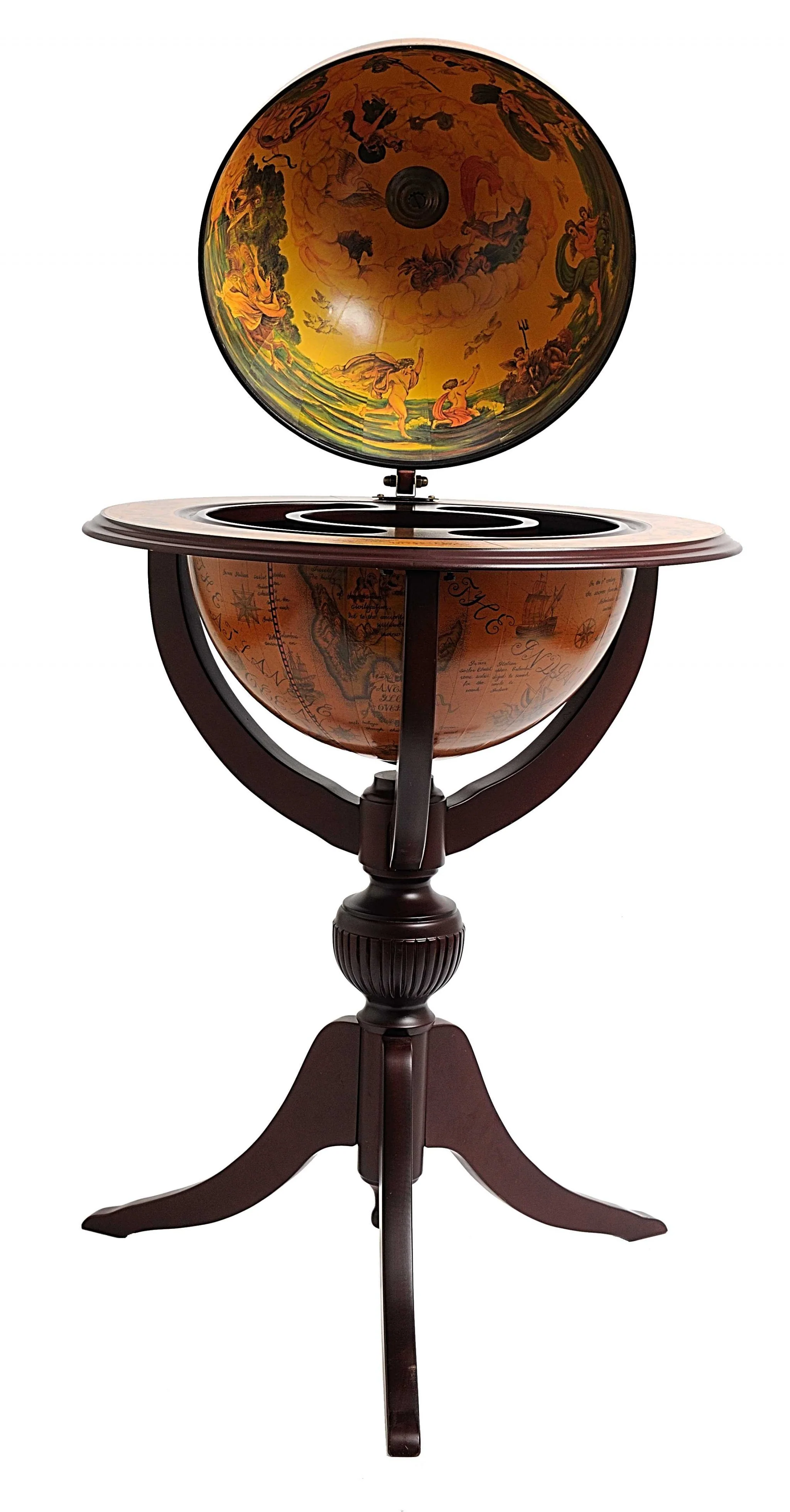 Globe Bar  Legs By Homeroots - Image 6