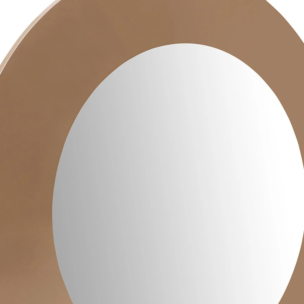 Gloss Gold Glass Mirror By Homeroots - Image 5