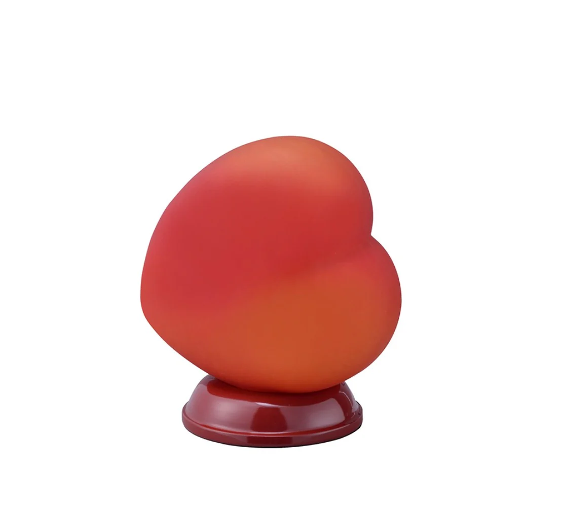 Glowing Heart Shaped Table Lamp By Homeroots - Image 2