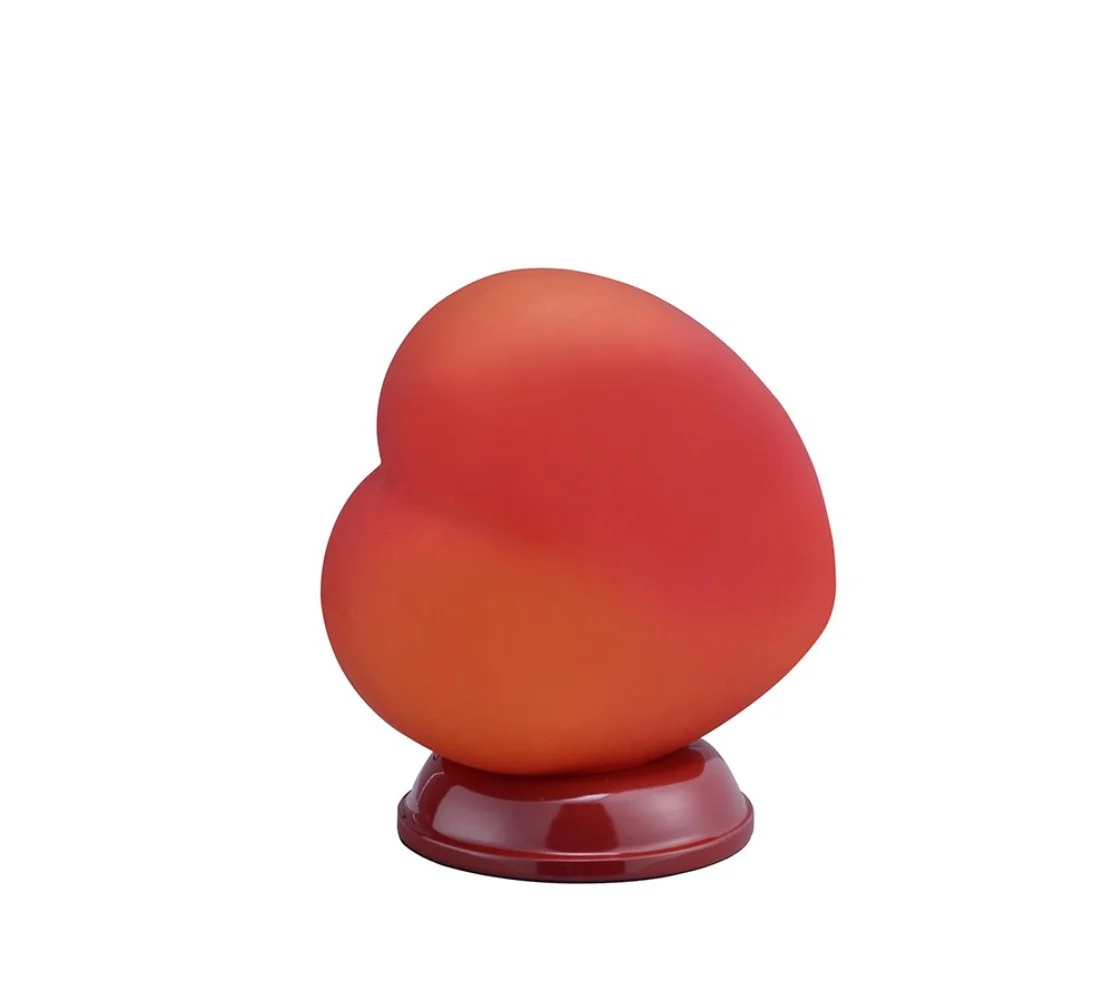 Glowing Heart Shaped Table Lamp By Homeroots - Image 3