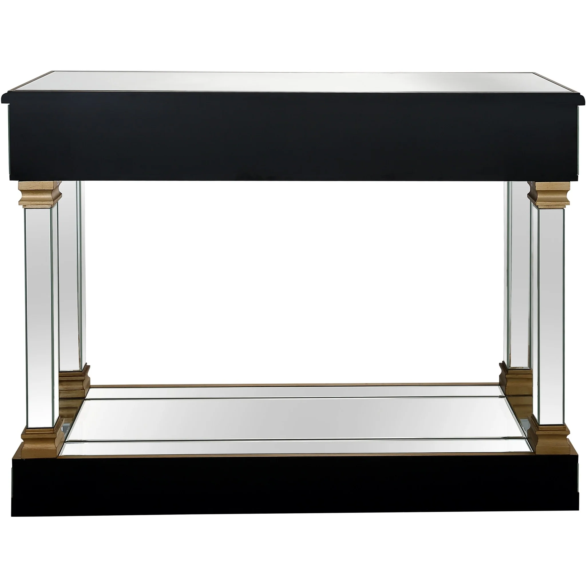 Gold Accent Console Table By Homeroots - Image 2