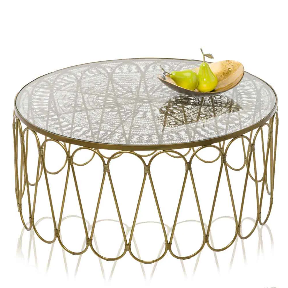 Gold And Bronze Metal Oblong Tray By Homeroots - Image 4